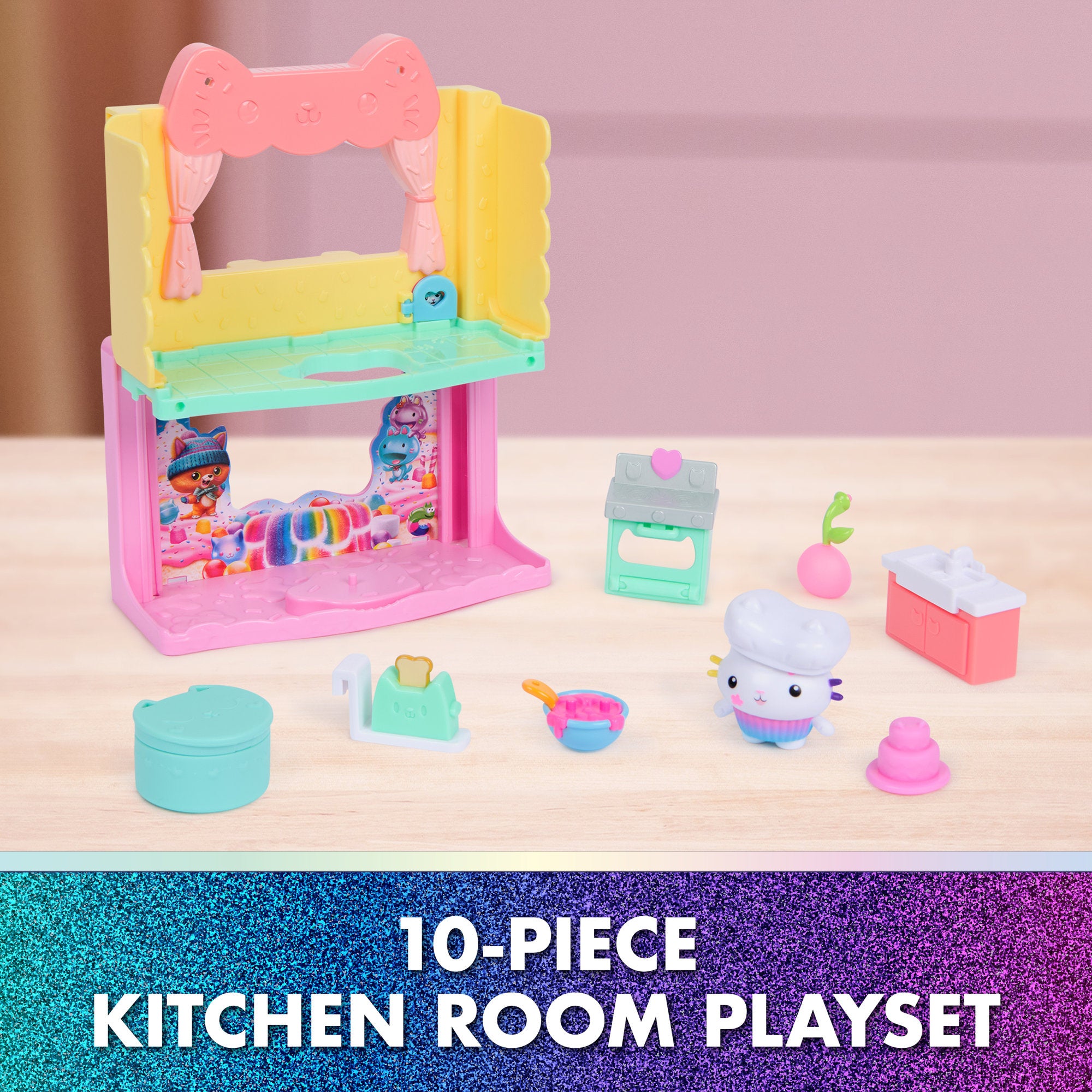 Gabby's Dollhouse Movie Portal Rooms - Cakey's Kitchen
