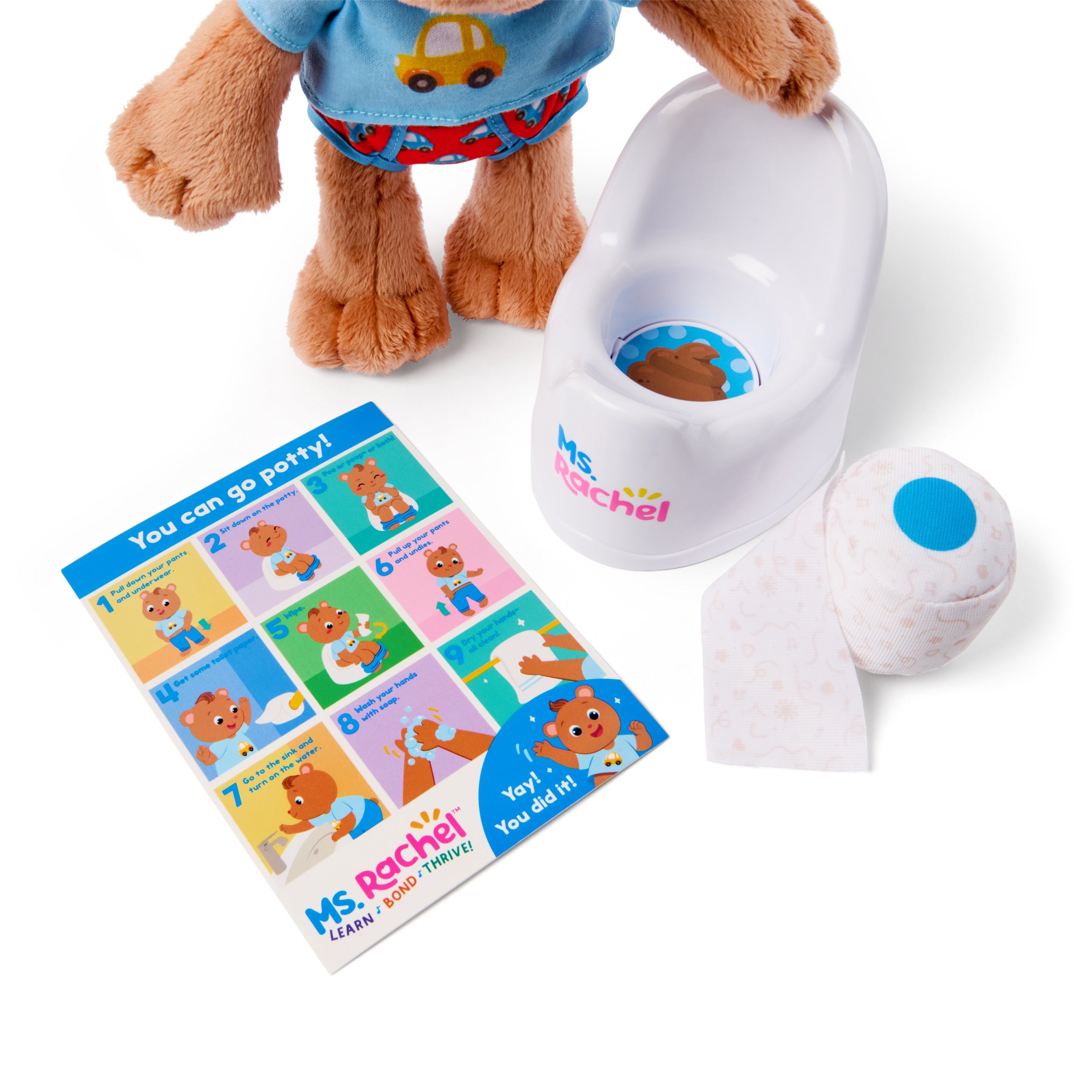 Ms. Rachel Potty Time Bean Playset
