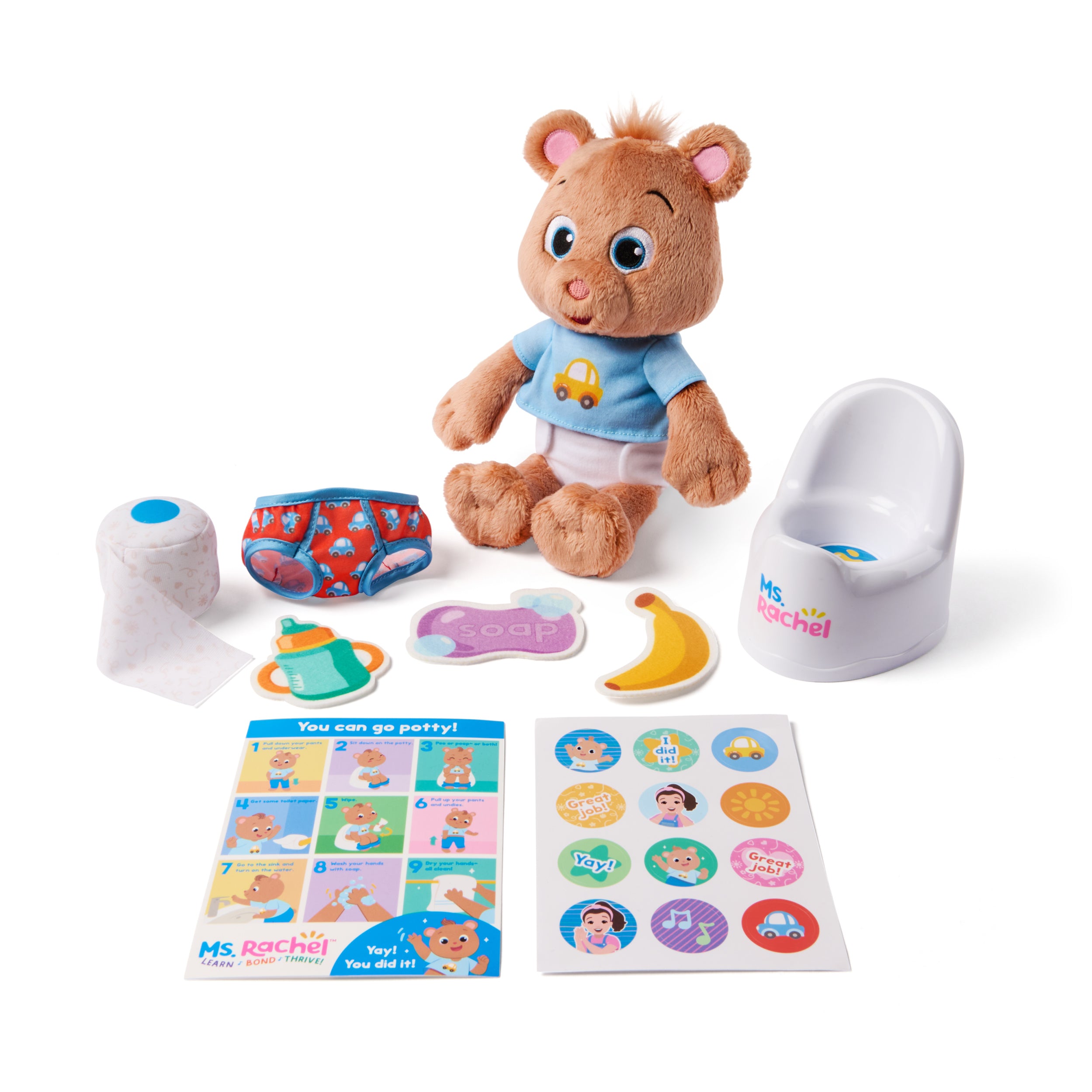 Ms. Rachel Potty Time Bean Playset