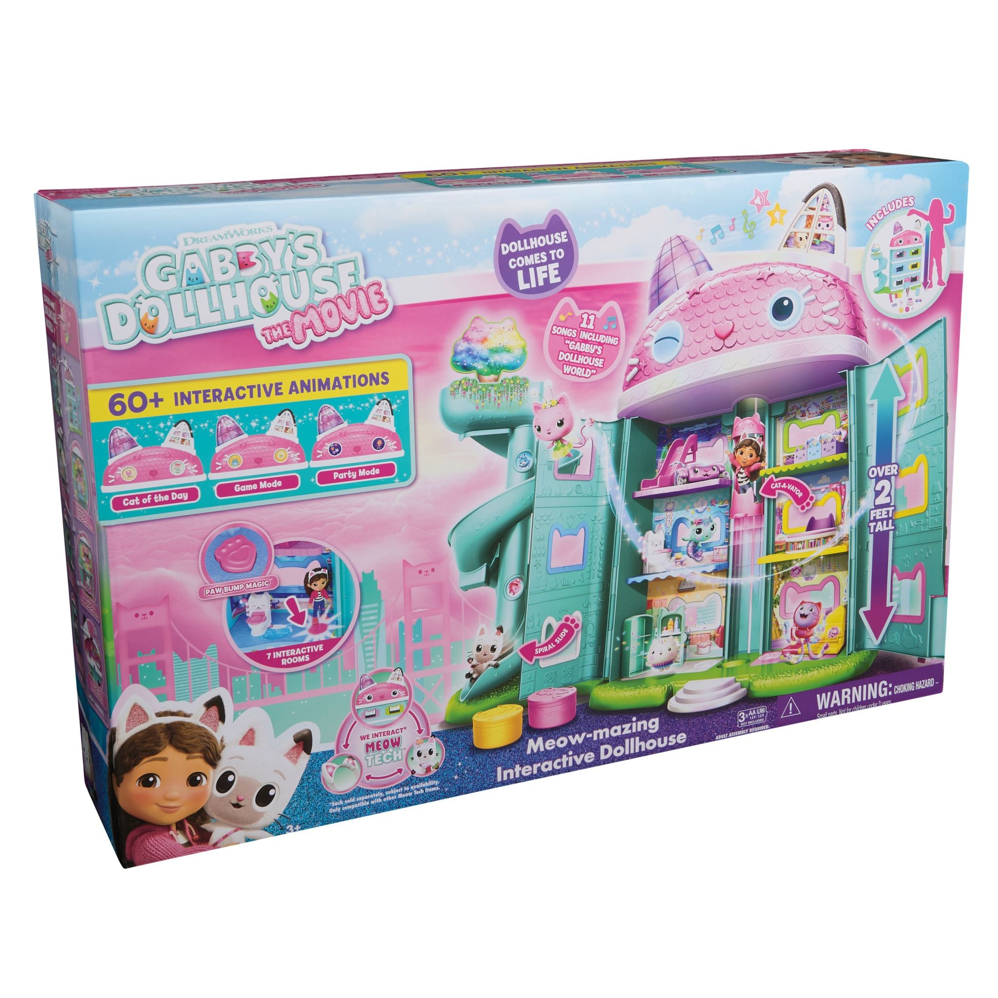 Gabby’s Dollhouse The Movie Meow-mazing Interactive Dollhouse