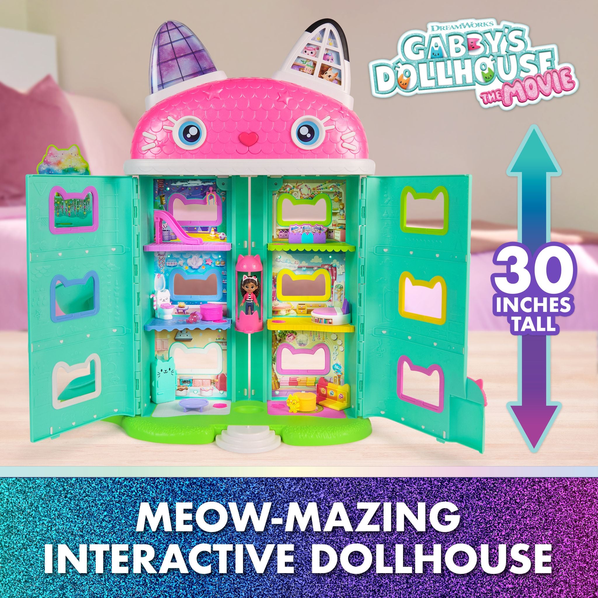 Gabby’s Dollhouse The Movie Meow-mazing Interactive Dollhouse