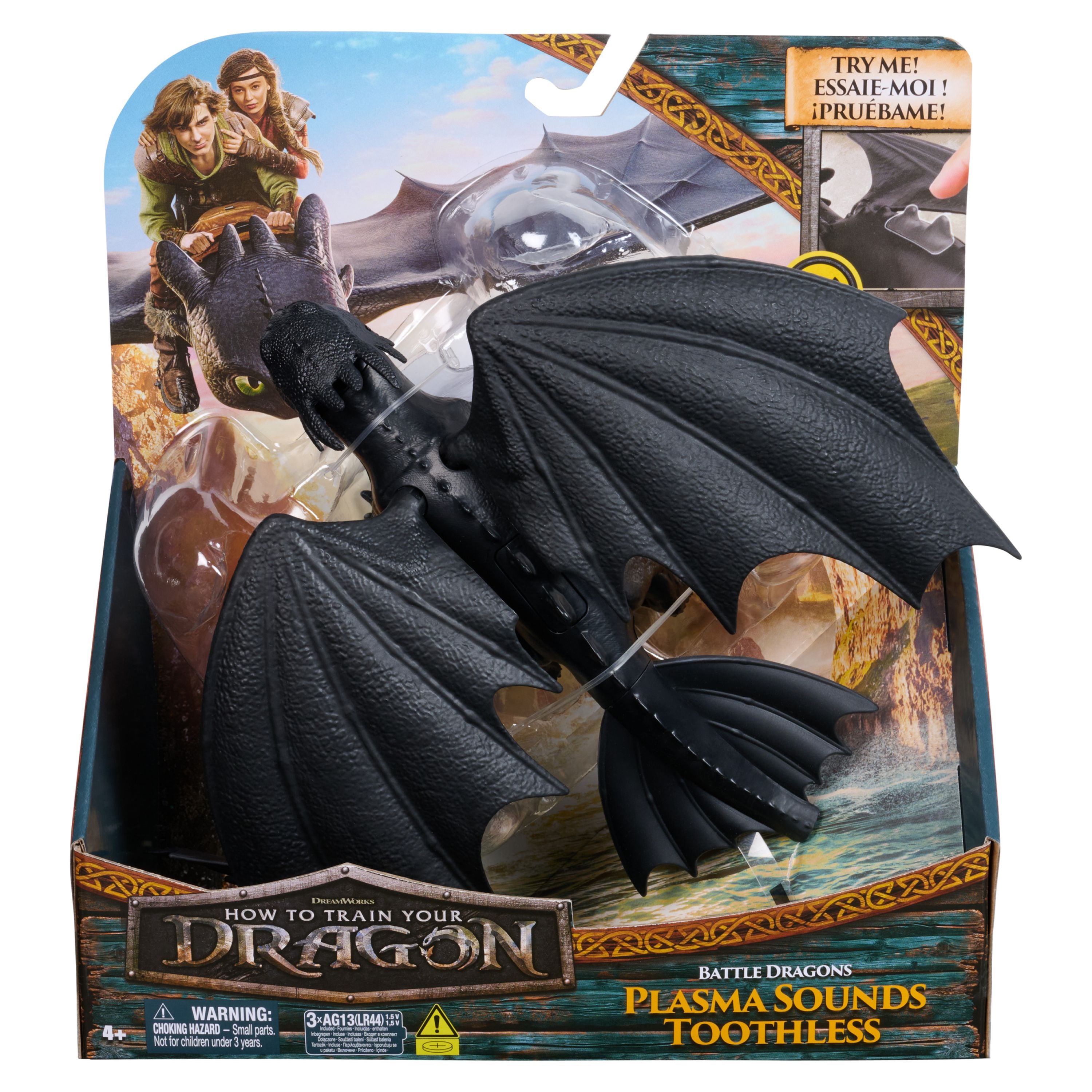 How To Train Your Dragon Figure Plasma Sounds Toothless – Toyworld ...