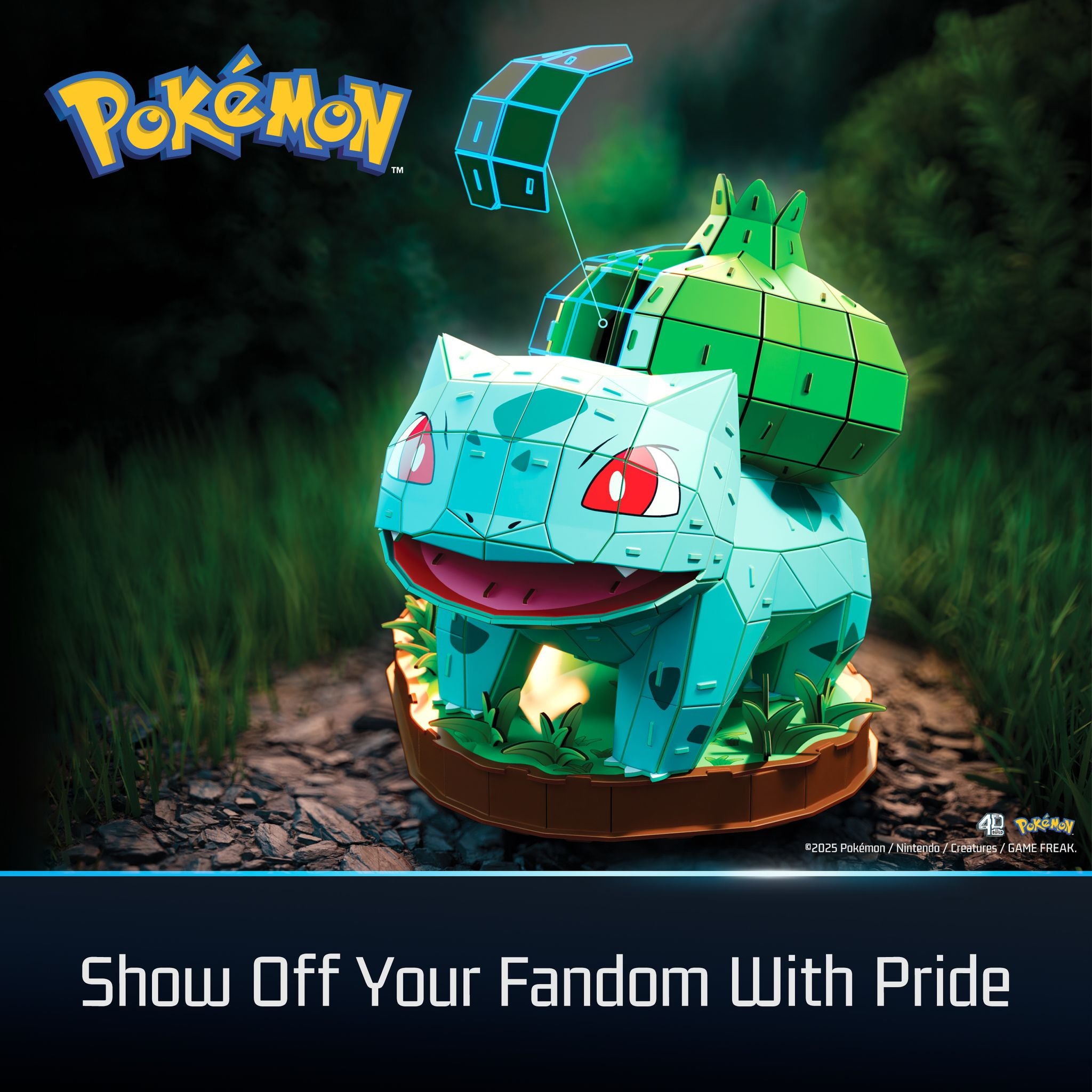 4D Build Pokemon Model Kit - Bulbasaur