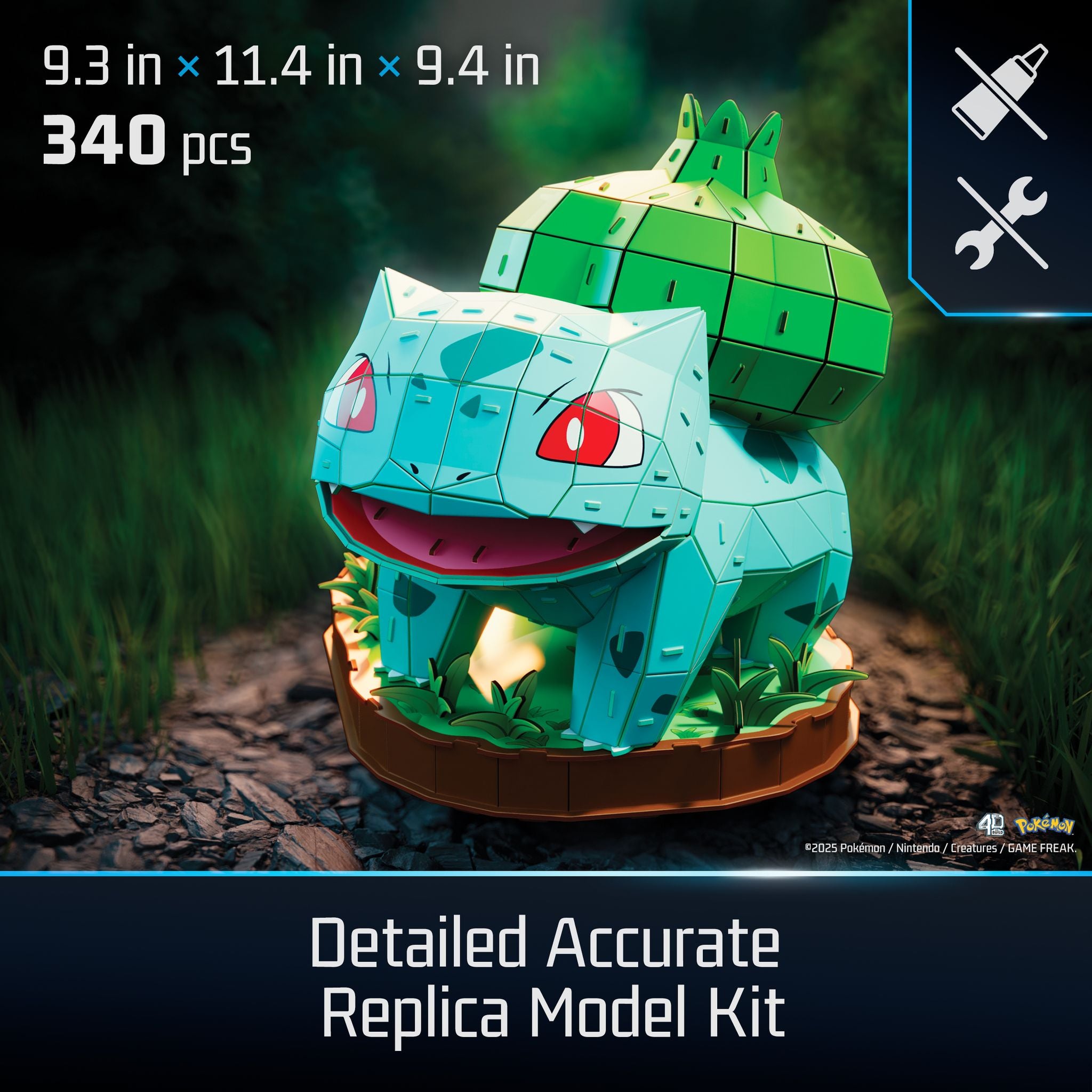 4D Build Pokemon Model Kit - Bulbasaur