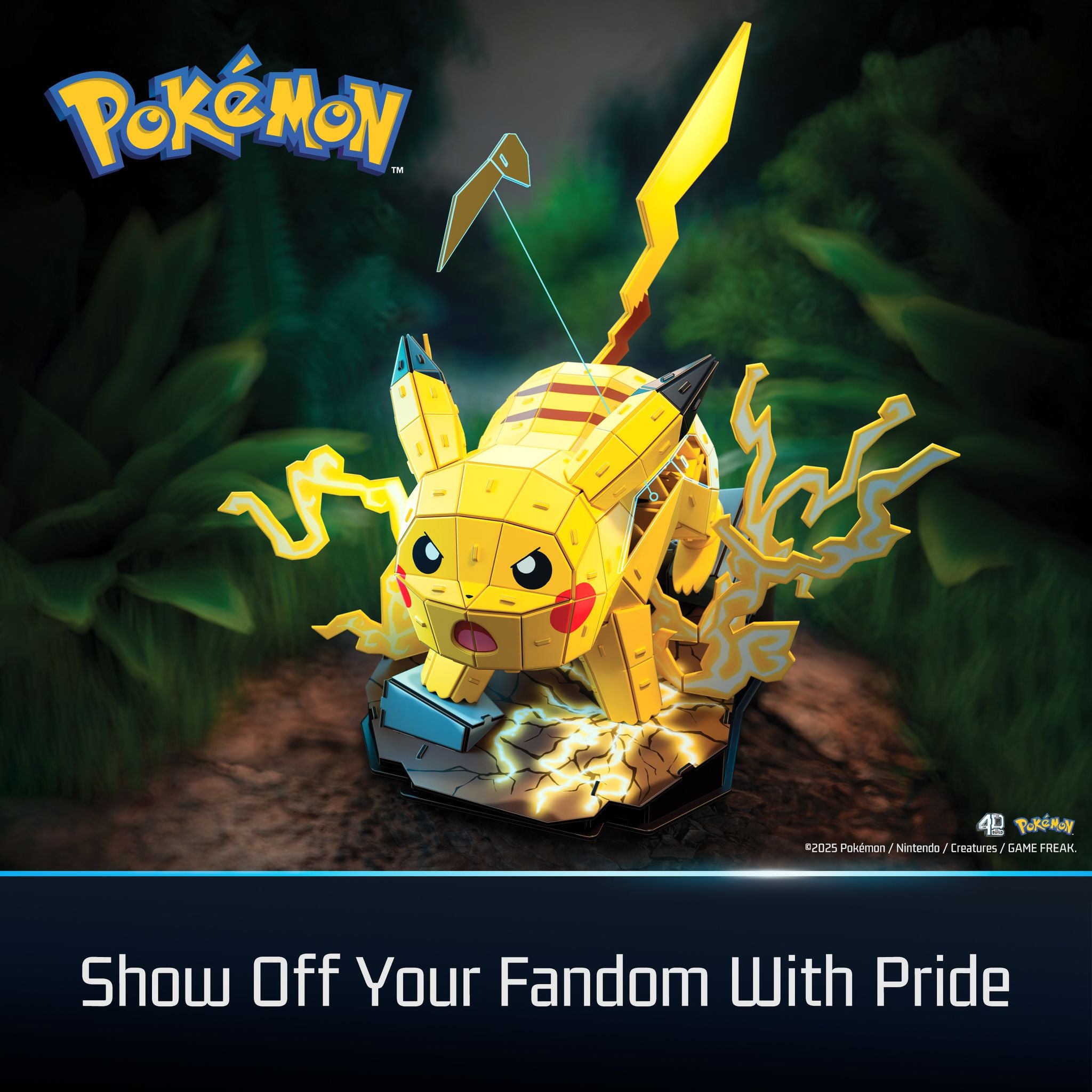 4D Build Pokemon Model Kit - Pikachu