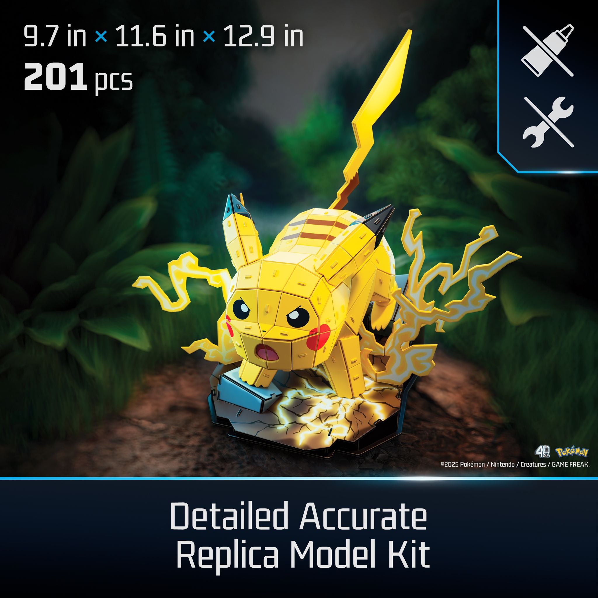 4D Build Pokemon Model Kit - Pikachu