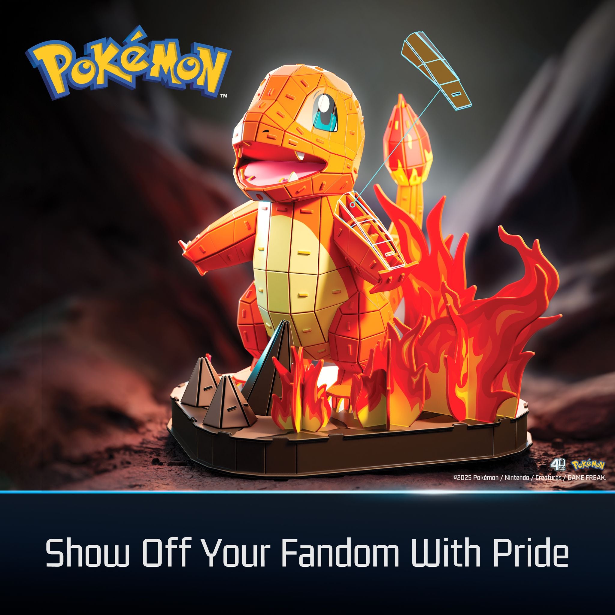 4D Build Pokemon Model Kit - Charmander
