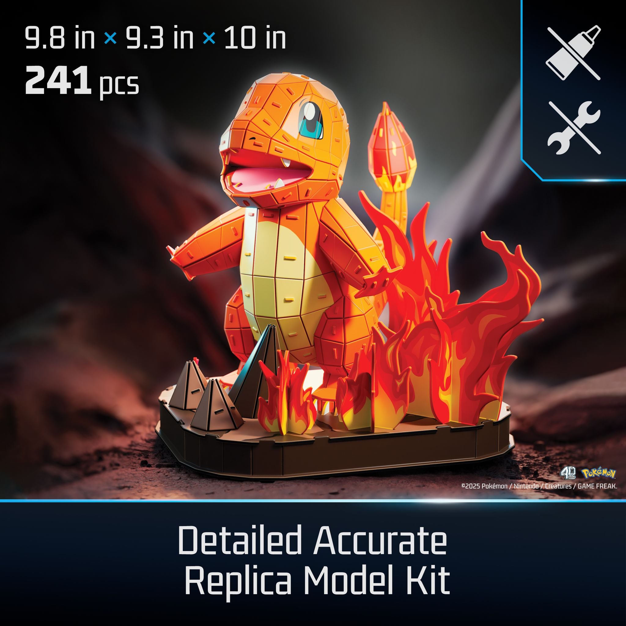 4D Build Pokemon Model Kit - Charmander