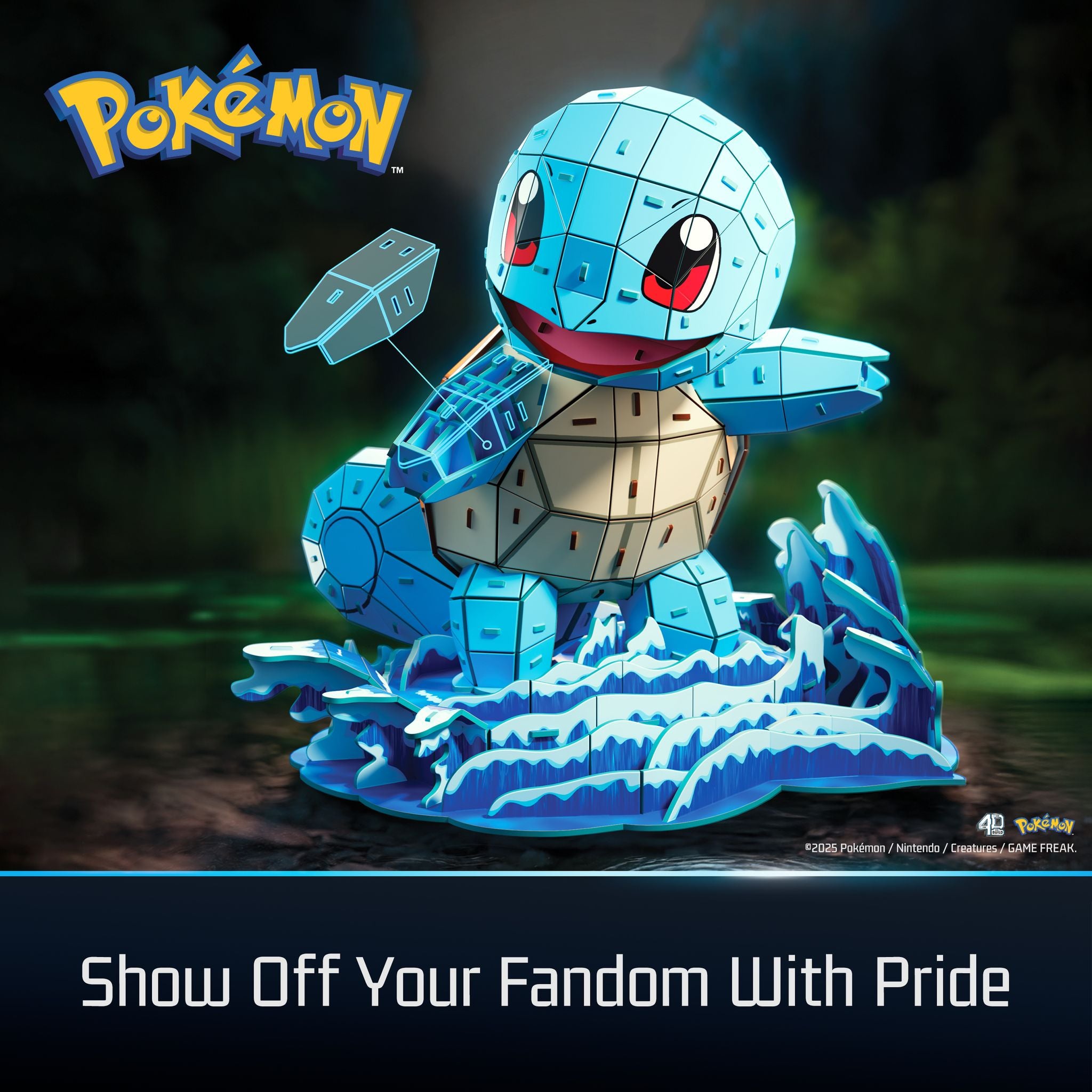 4D Build Pokemon Model Kit - Squirtle