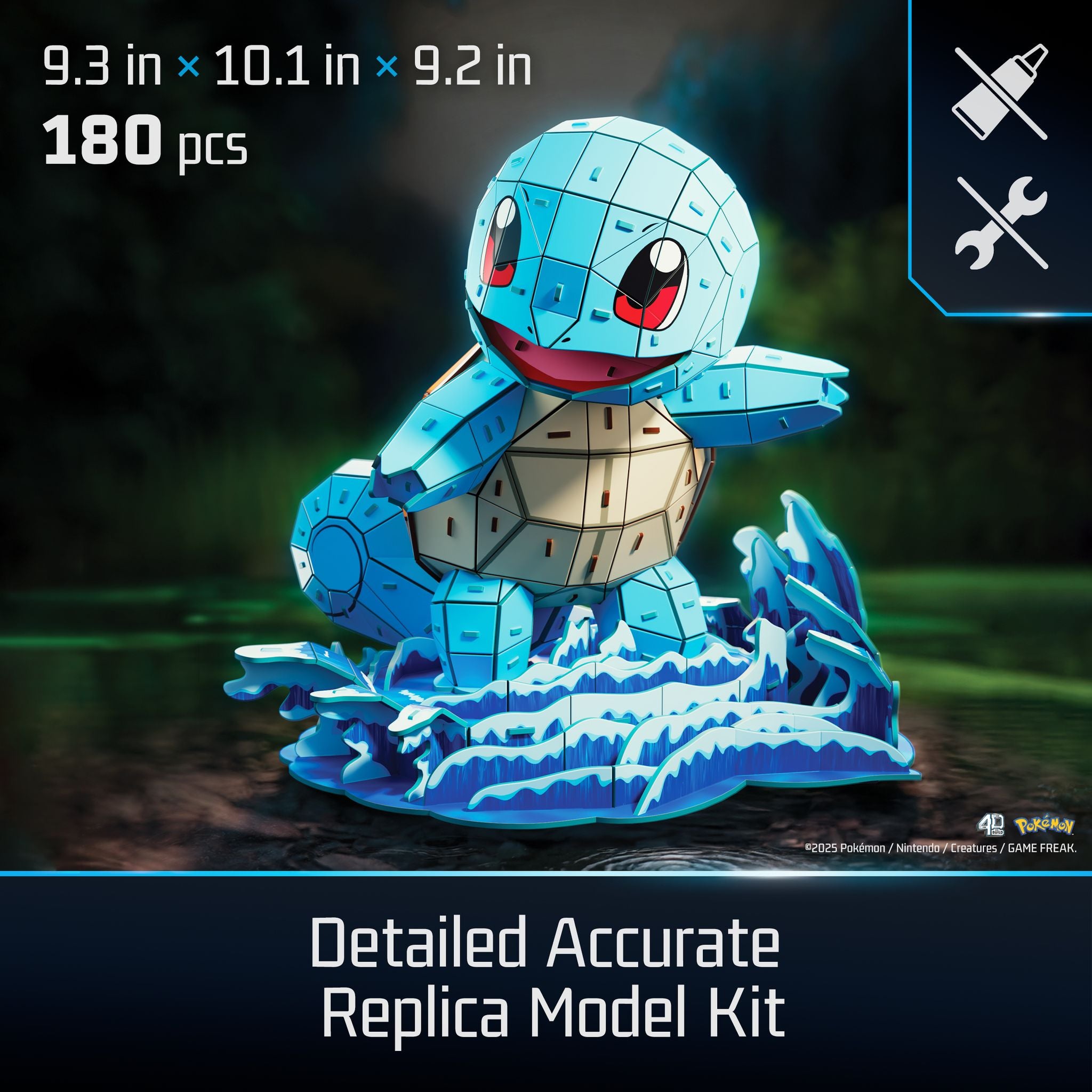 4D Build Pokemon Model Kit - Squirtle