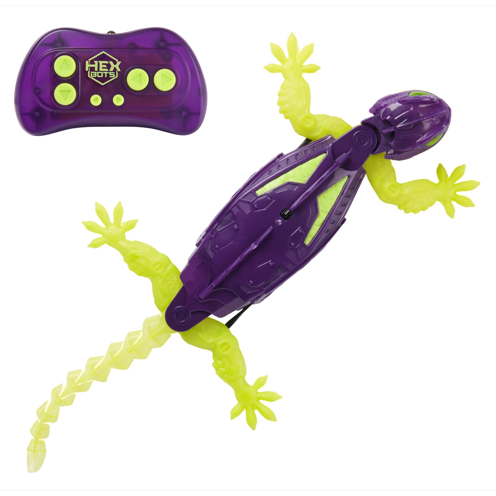 Hex Bots Wall Crawler Gecko - Glow In The Dark