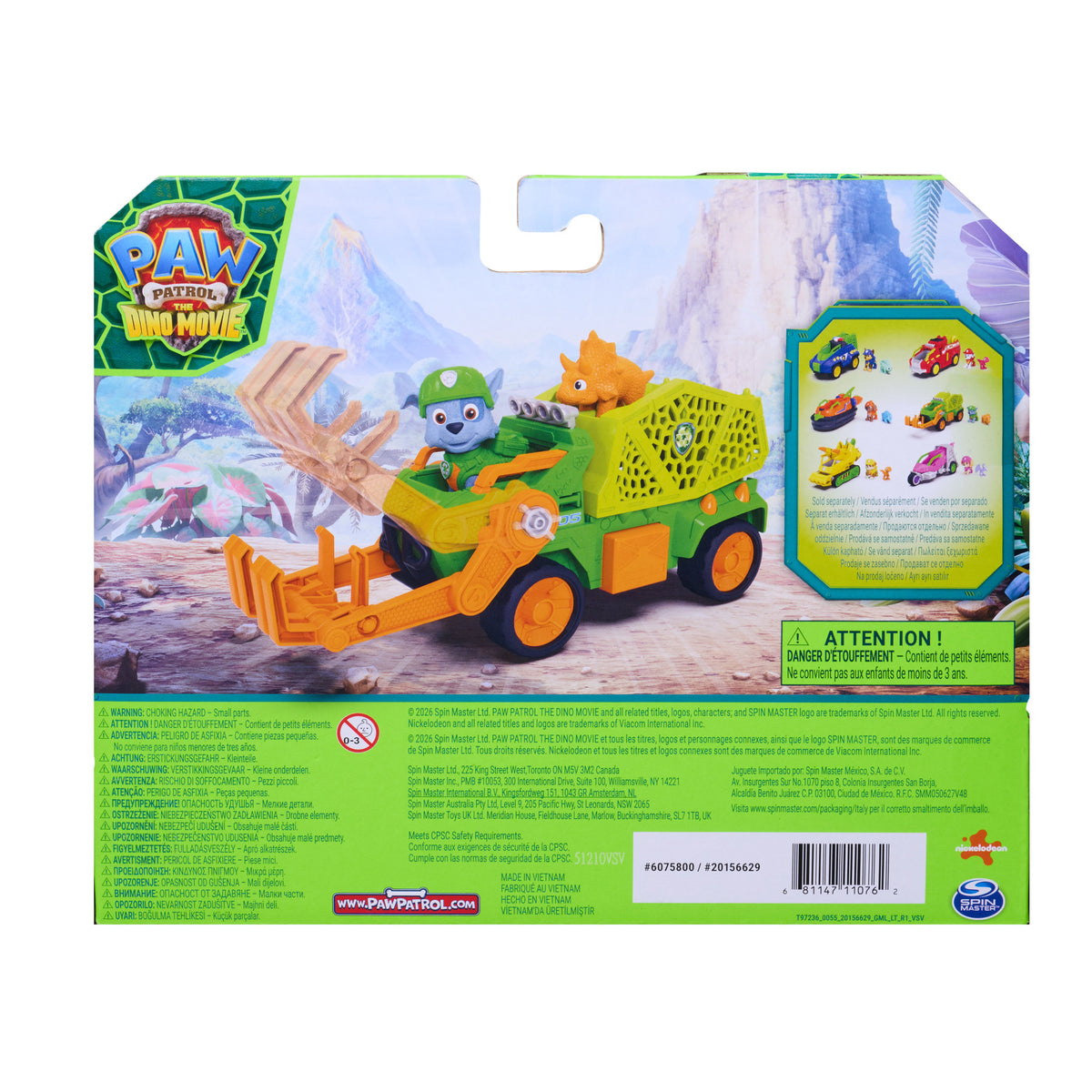 PAW Patrol The Dino Movie Rocky
