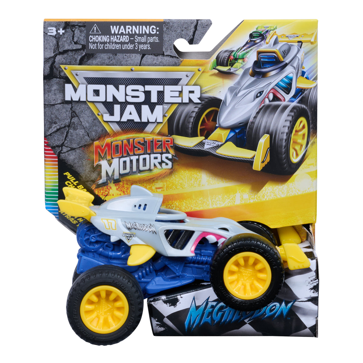 Monster Jam 1:64 Die-Cast Monster Motors Truck - Megalodon