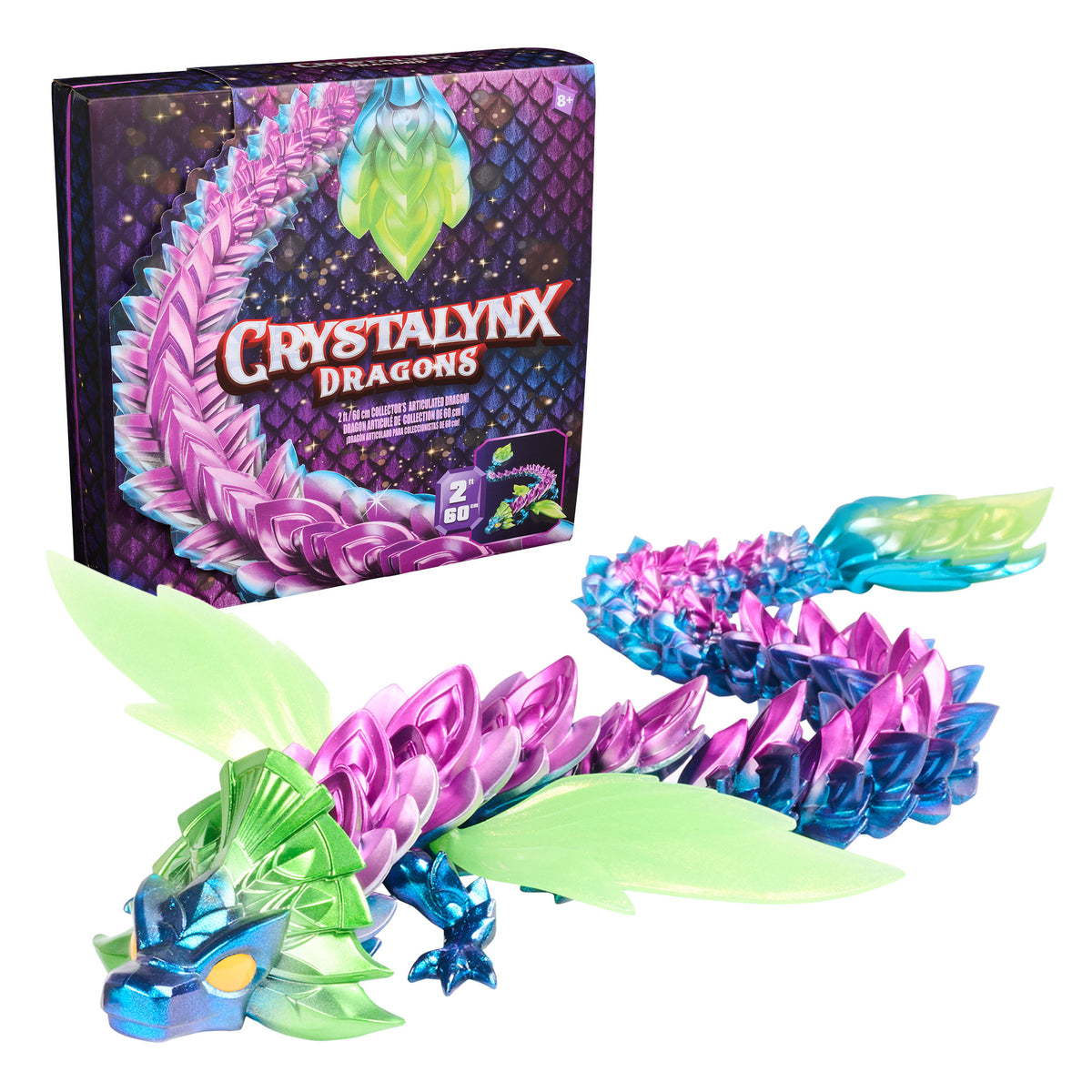 Crystalynx Dragons 24 Inch Assorted Styles