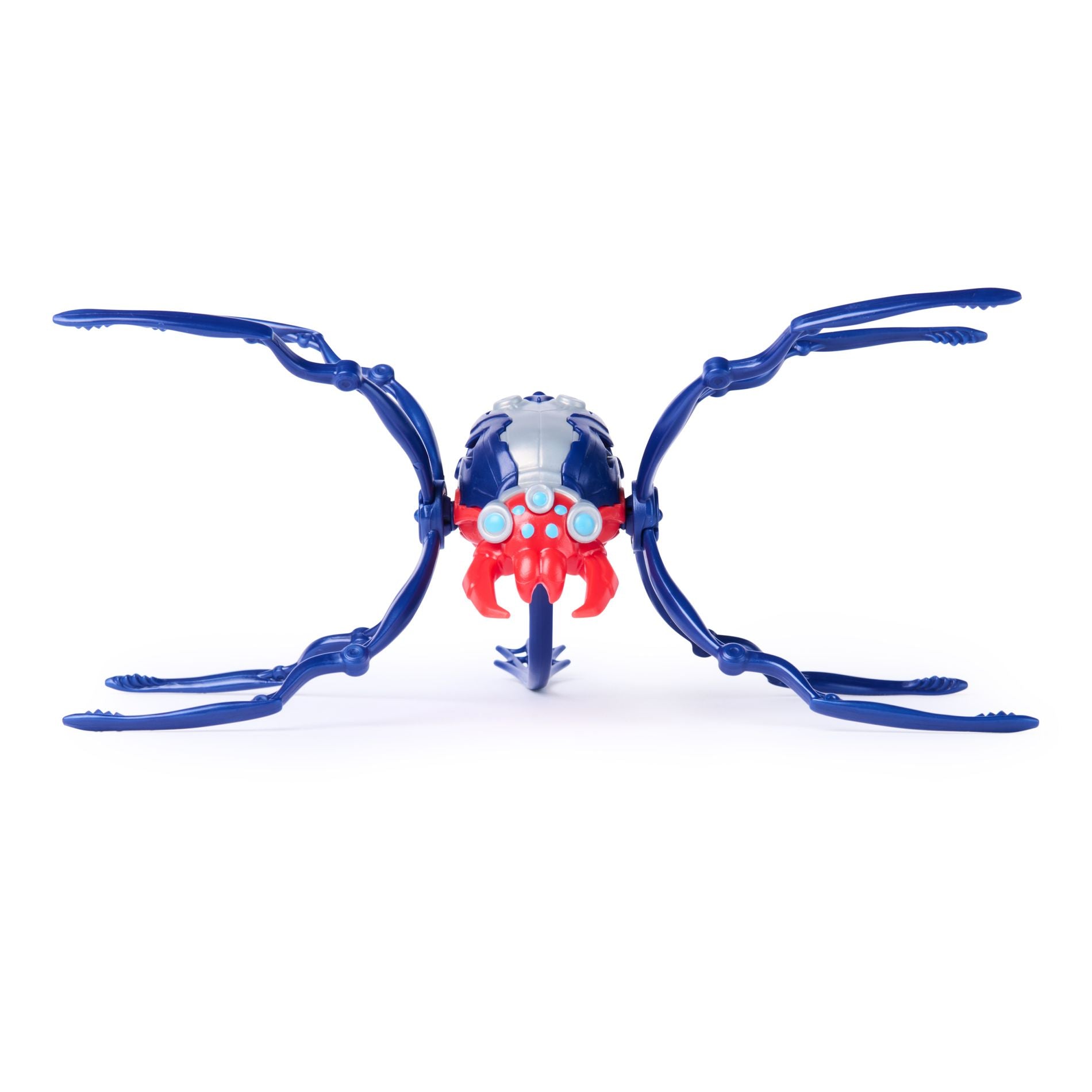 Hex Bots Skitter Bot Spider - Silver/Red
