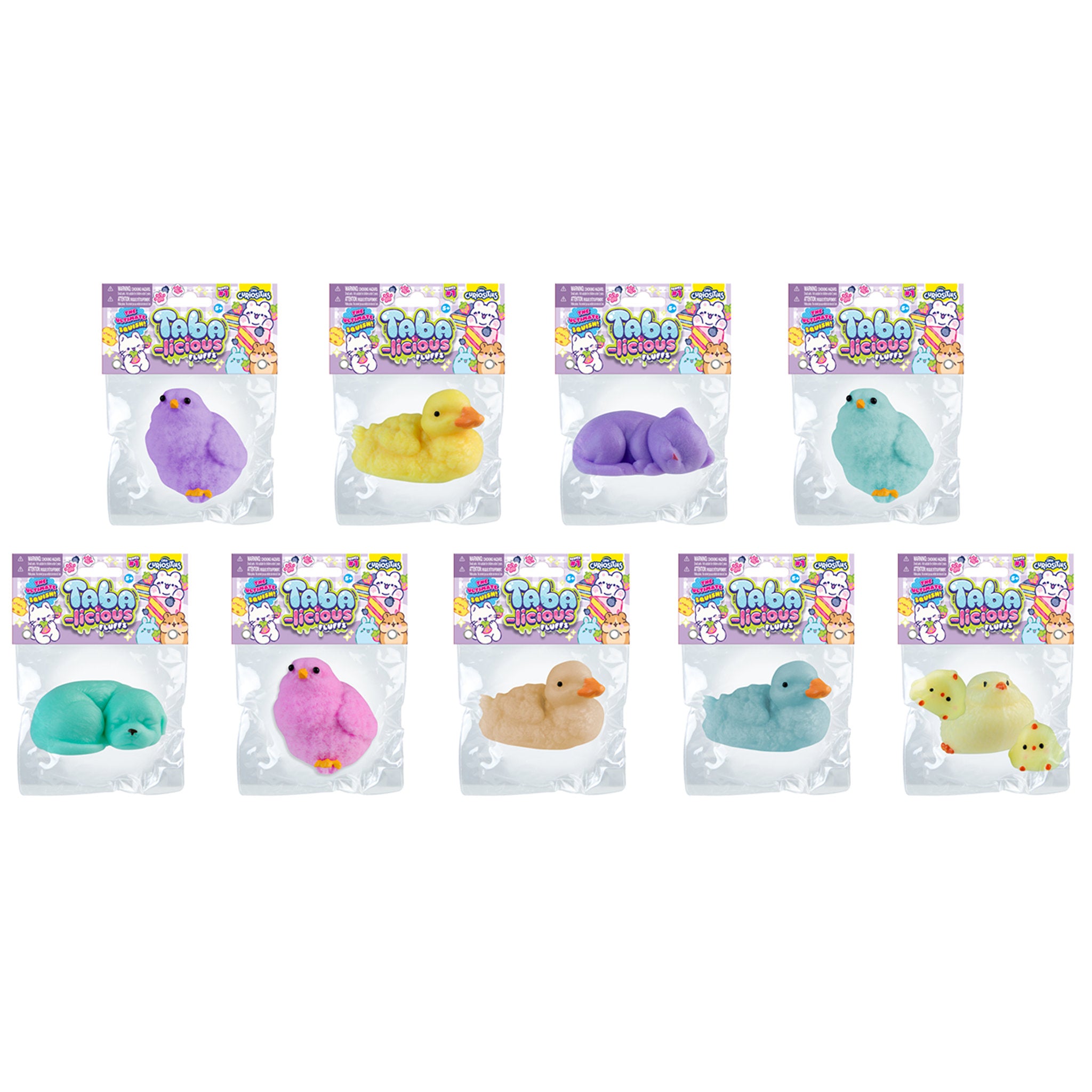 Taba-Licious Fluffs Squishy Assorted Styles