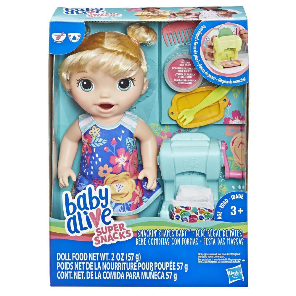 BABY ALIVE SNAKIN SHAPES BABY BLONDE HAIR