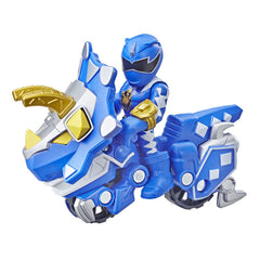 POWER RANGERS FIGURE 2 PACK BLUE RANGER AND RAPTOR CYCLE