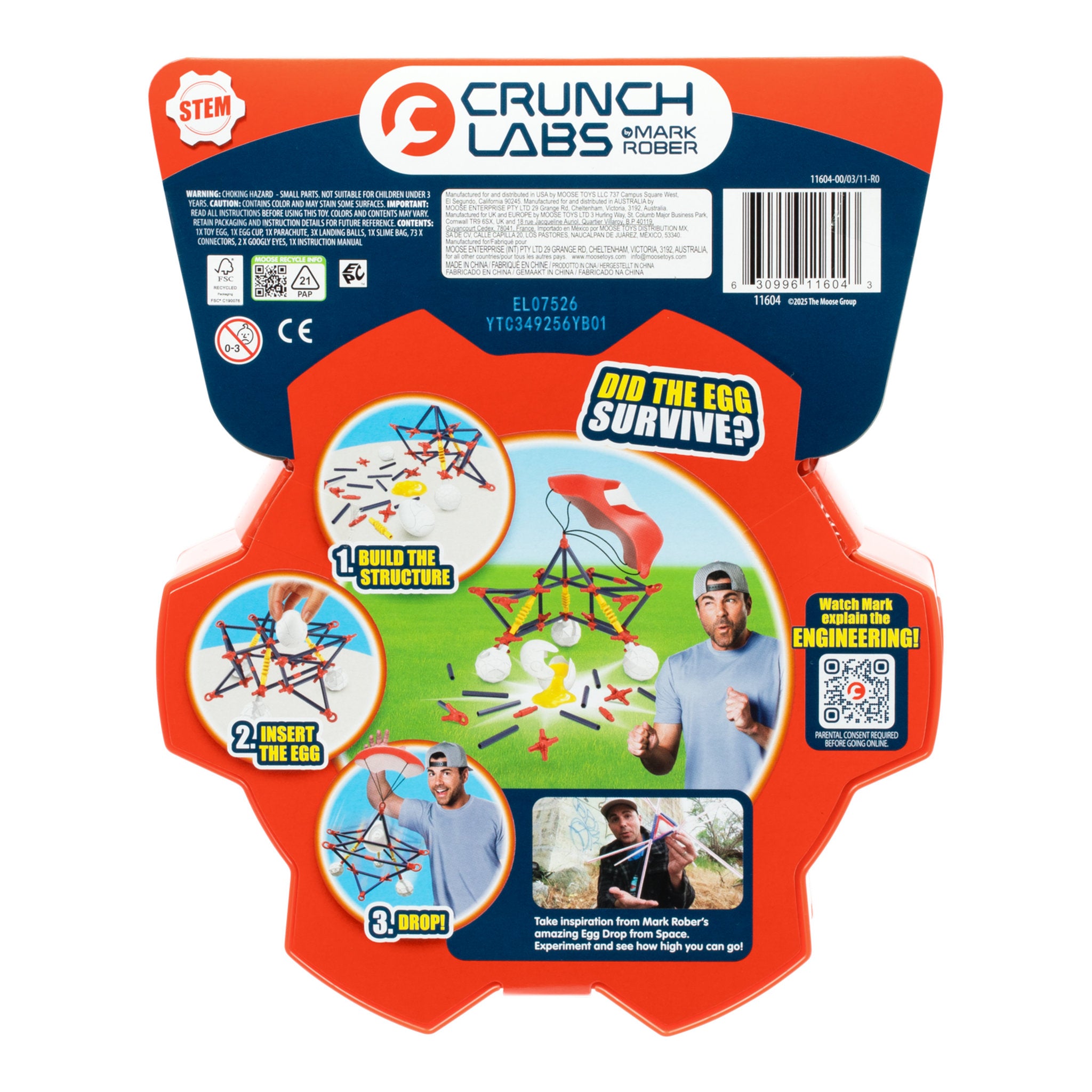 CrunchLabs By Mark Rober - Egg Drop Challenge