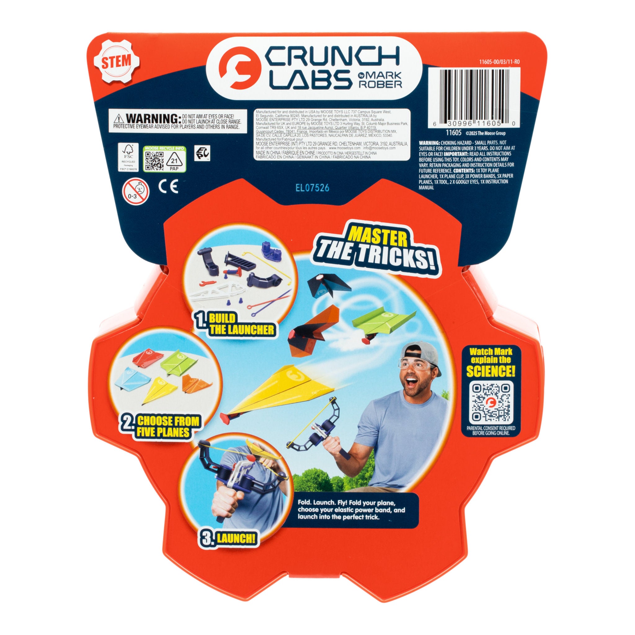 CrunchLabs By Mark Rober - Turbo Trick Planes