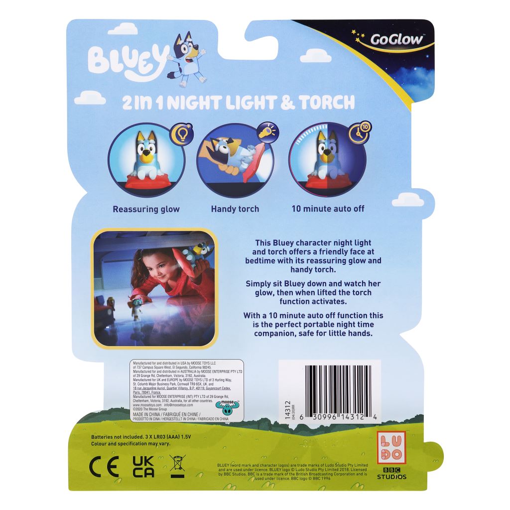 Bluey 2 In 1 Night Light And Torch - 2