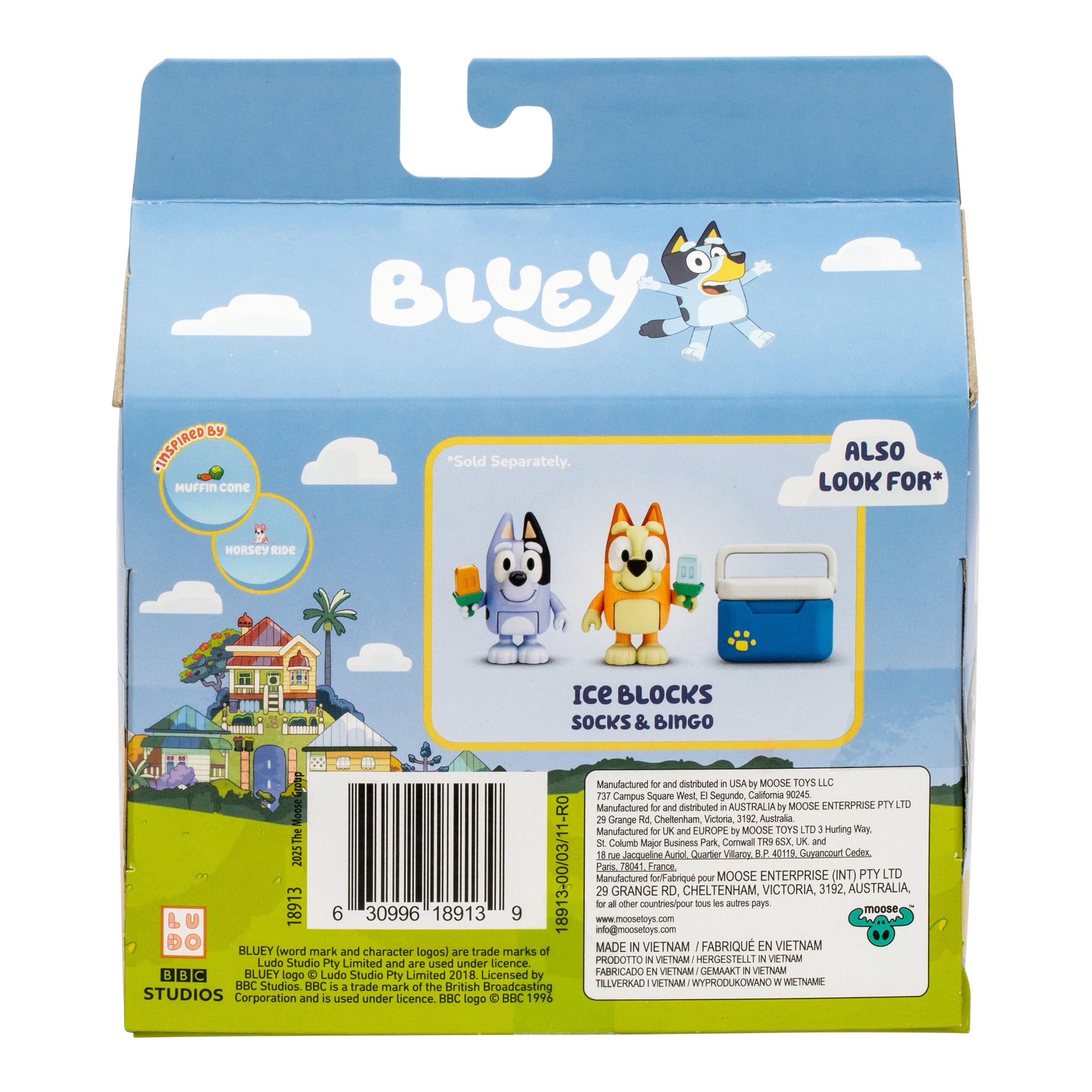 Bluey Figure 2 Pack - Spring Time