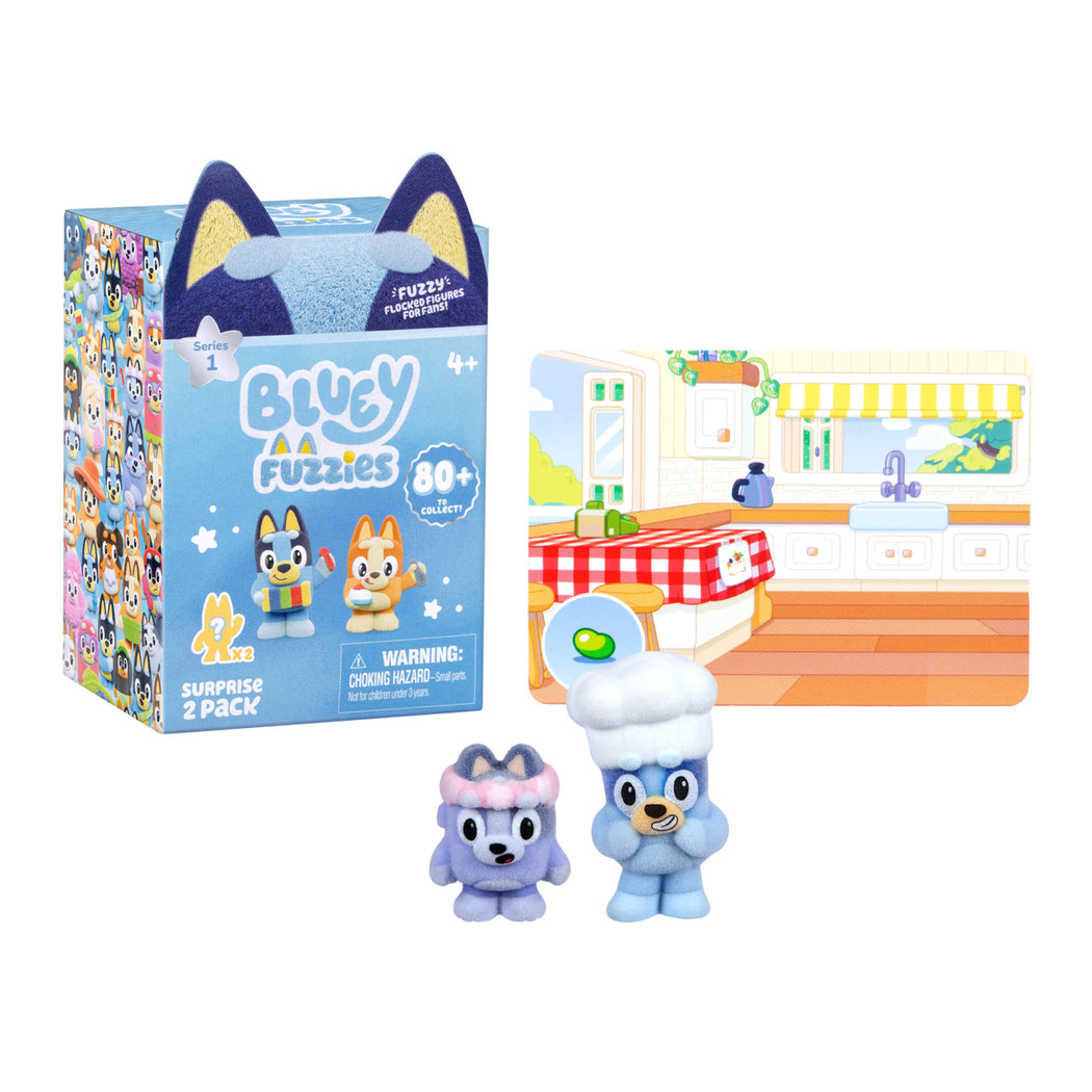Bluey Series 1 Fuzzies Surprise 2 Pack Blind Box - 3