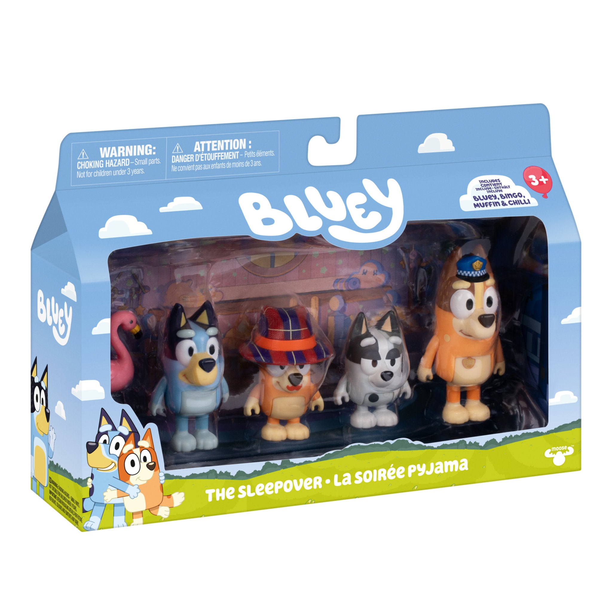 Bluey Series 15 Figure 4 Pack - Sleepover