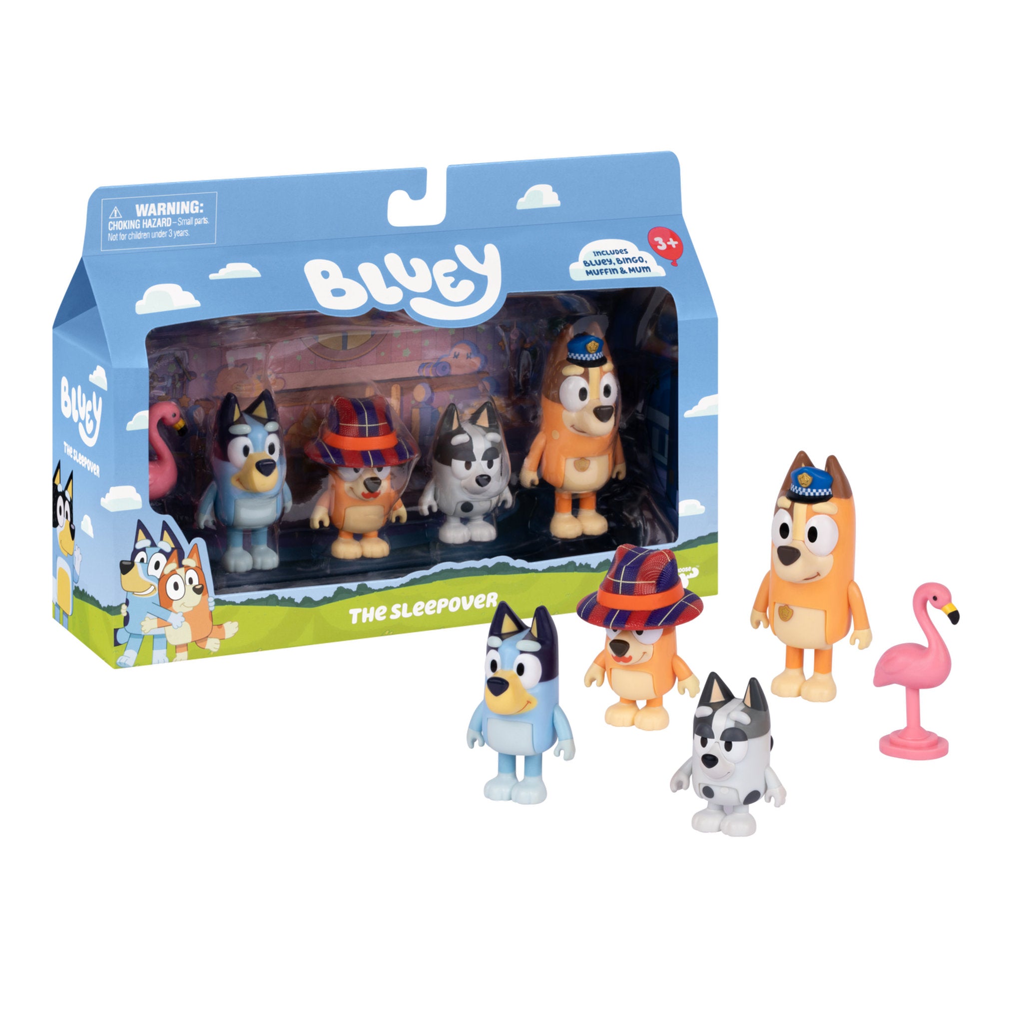 Bluey Series 15 Figure 4 Pack - Sleepover