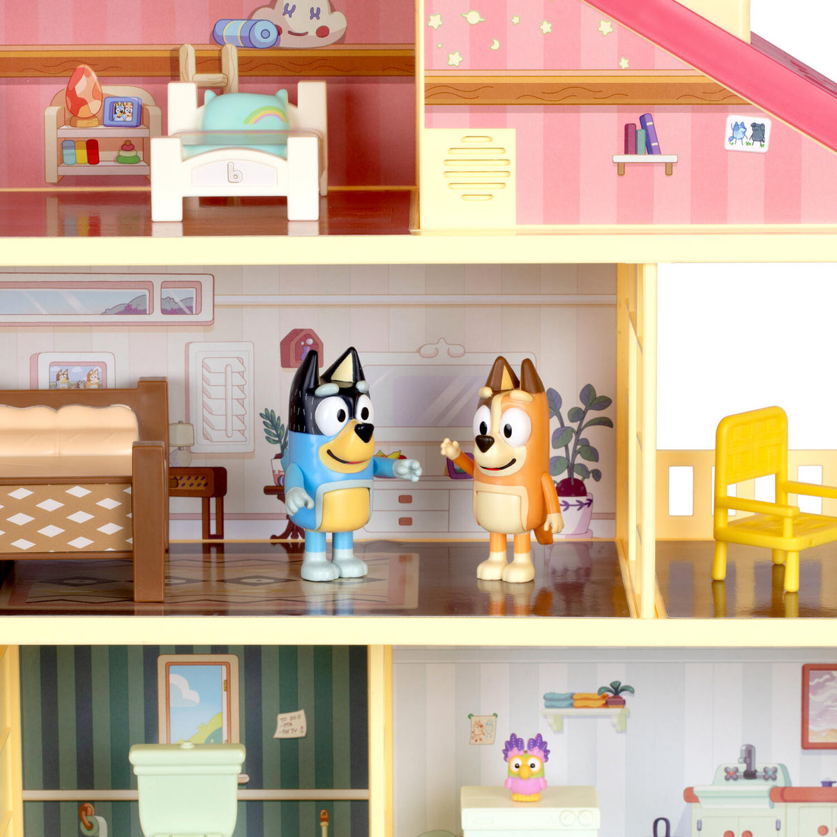 Bluey's Light & Suprise Heeler House Playset