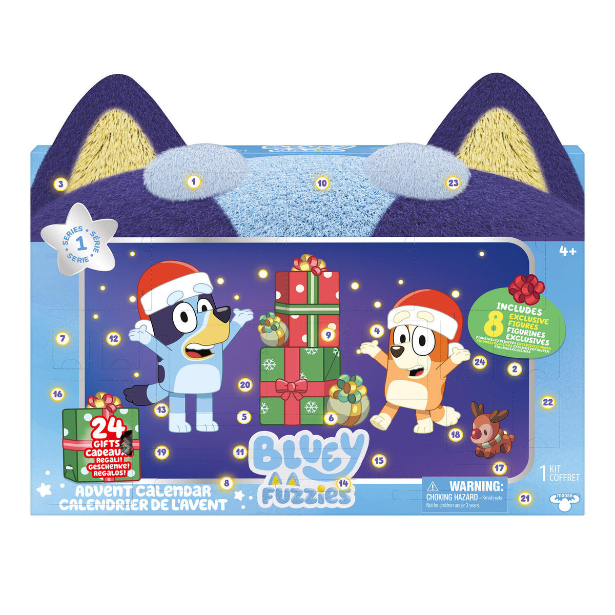 Bluey Fuzzies Series 1 Advent Calendar