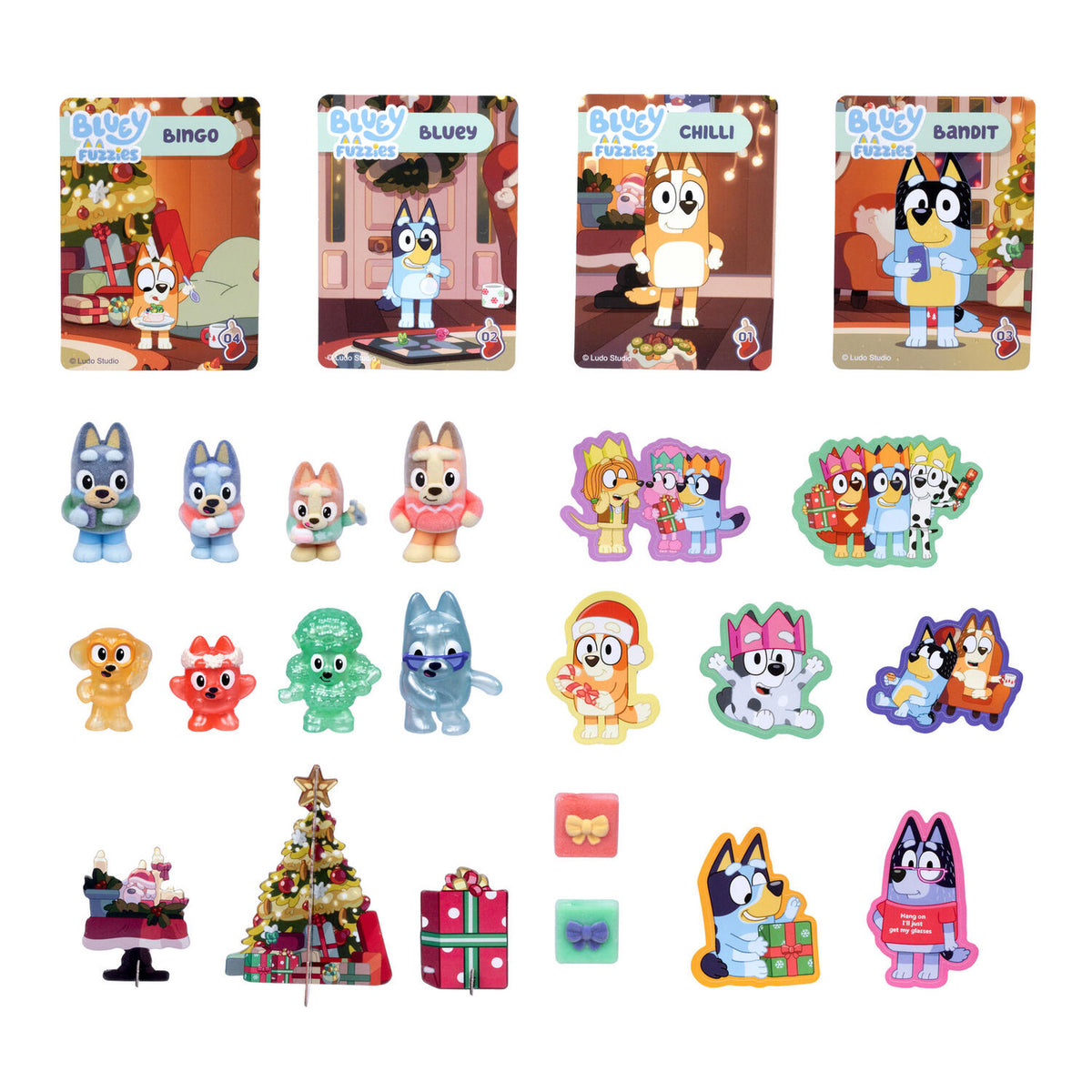 Bluey Fuzzies Series 1 Advent Calendar