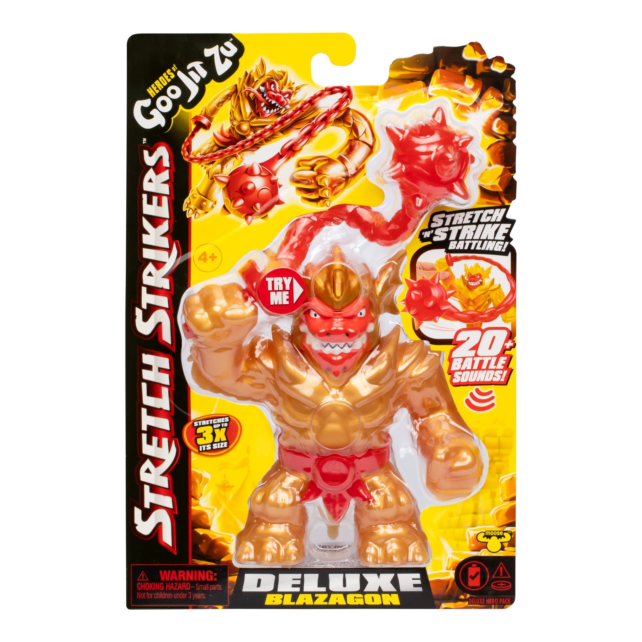 Goo Jit Zu Stretch Strikers Deluxe Hero Pack - Blazagon