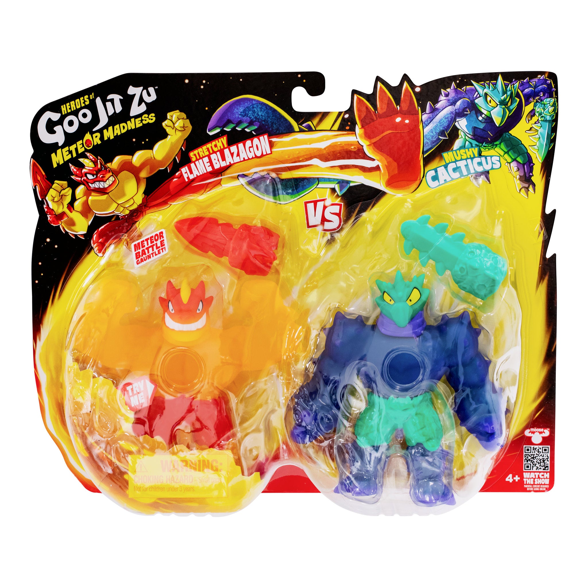 Goo Jit Zu Meteor Madness Versus Pack - Blazagon VS Cacticus