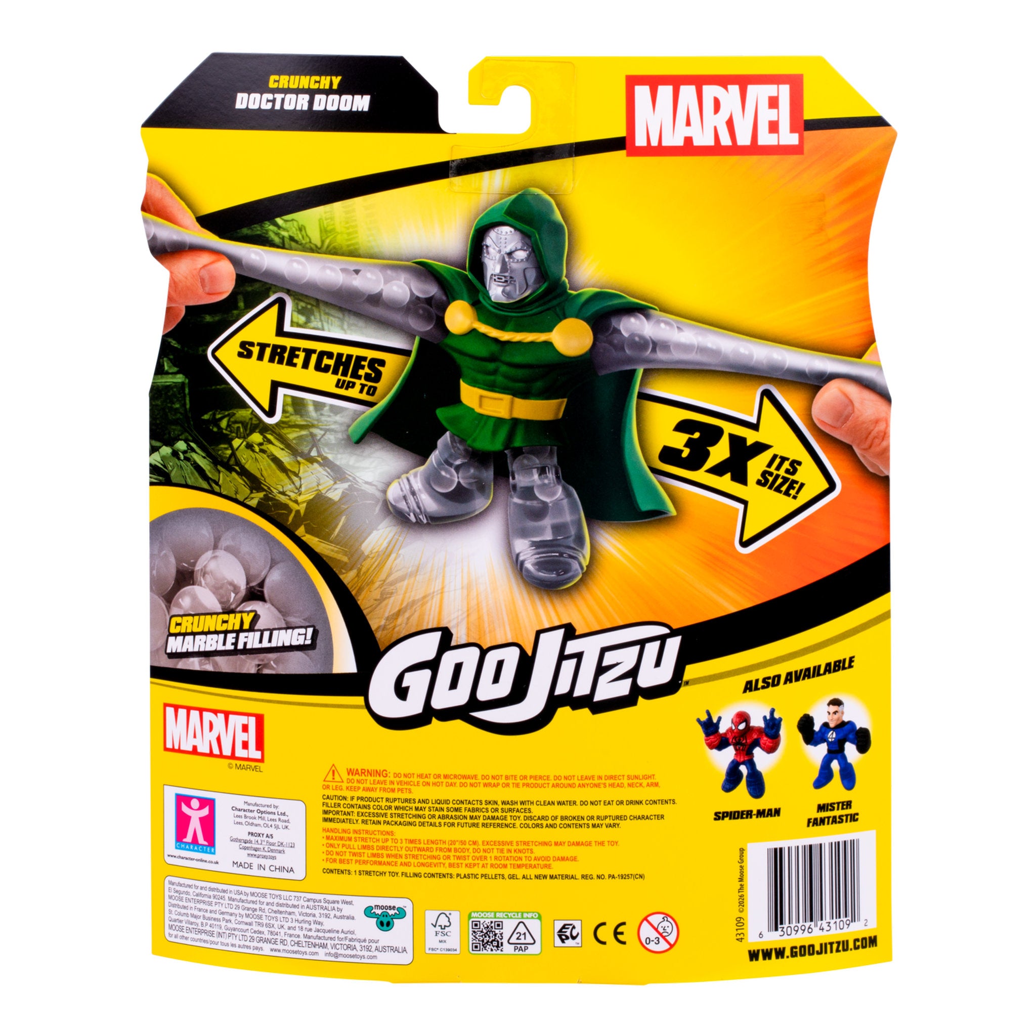 Goo Jit Zu Marvel Series 12 Avengers Action Figure - Doctor Doom
