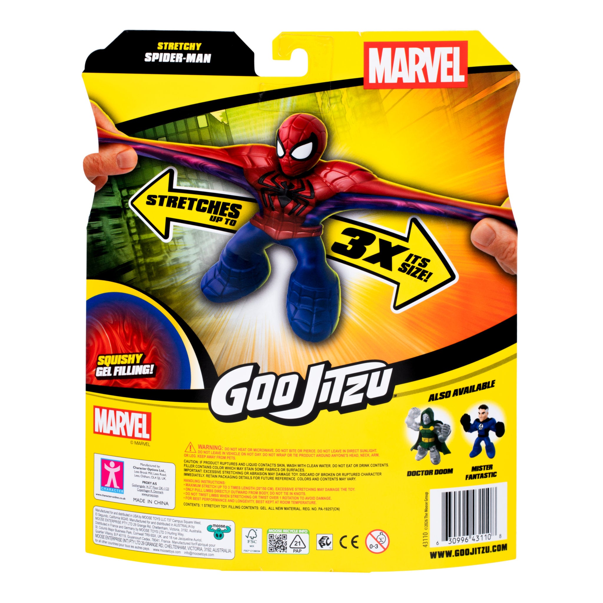 Goo Jit Zu Marvel Avengers Series 12 Action Figure - Spider-Man