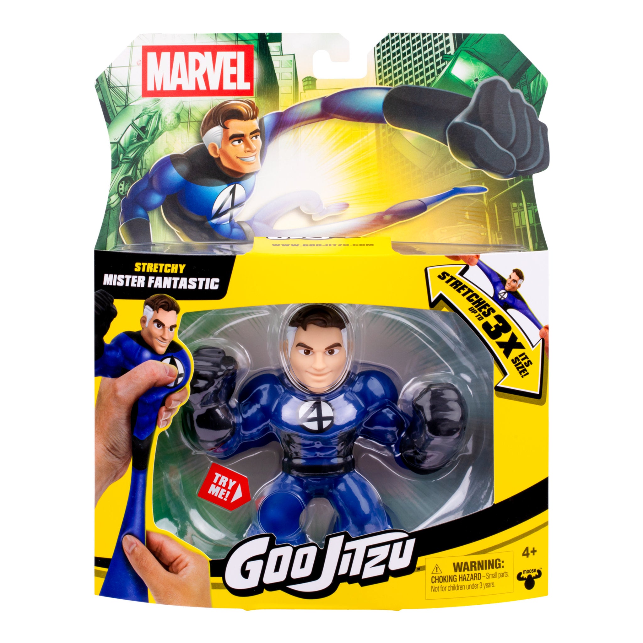 Goo Jit Zu Marvel Avengers Series 12 Action Figure - Mister Fantastic