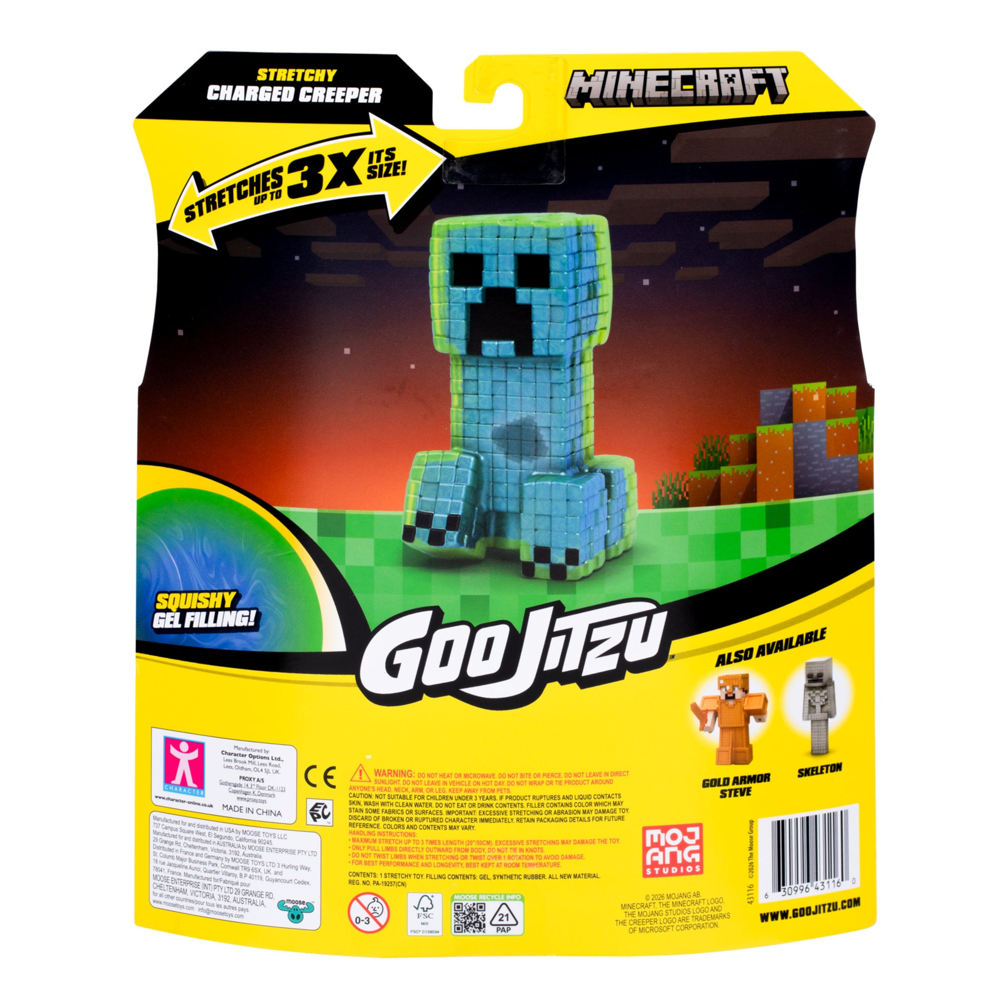 Goo Jit Zu Minecraft S4 Blue Creeper