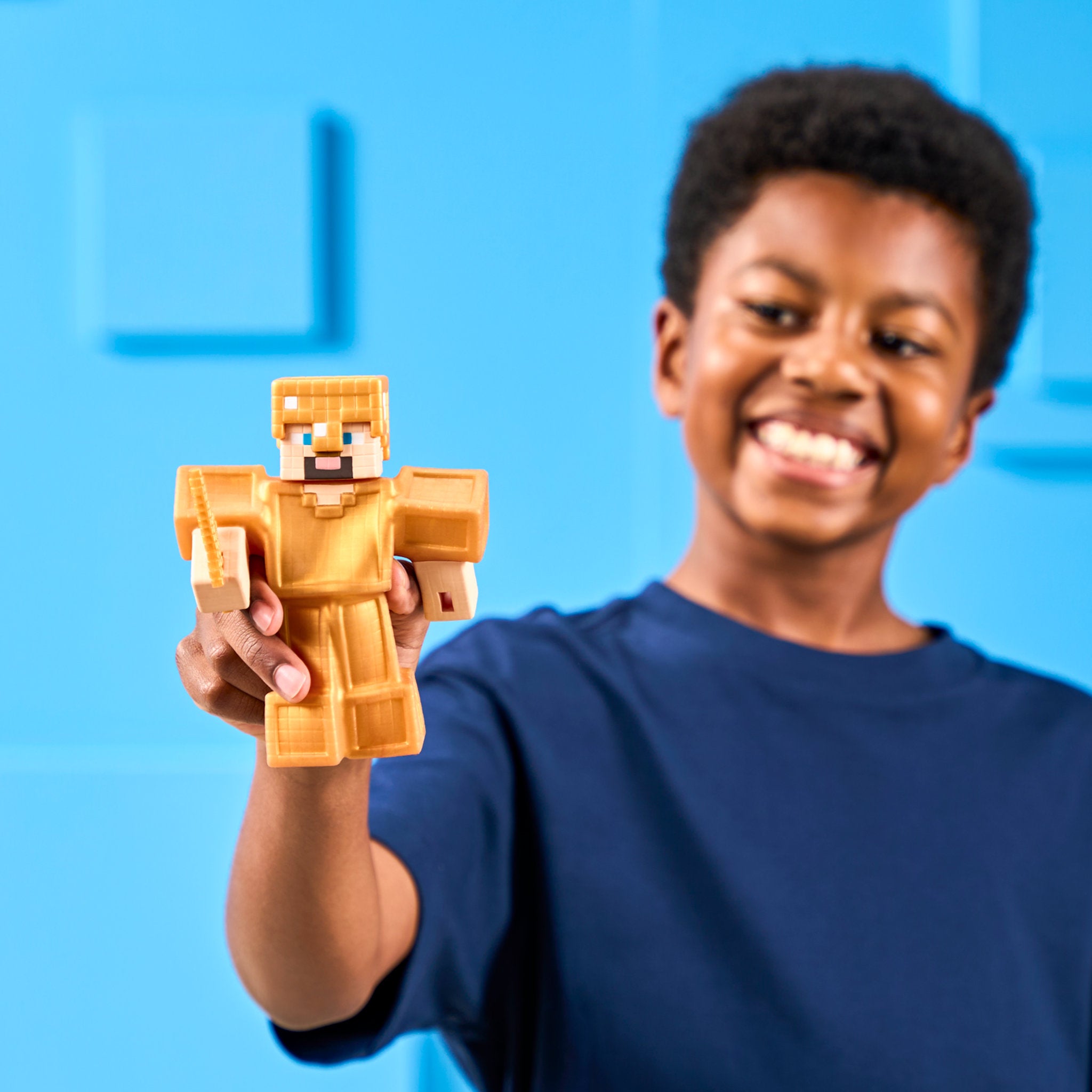Goo Jit Zu Minecraft S4 Gold Armor Steve