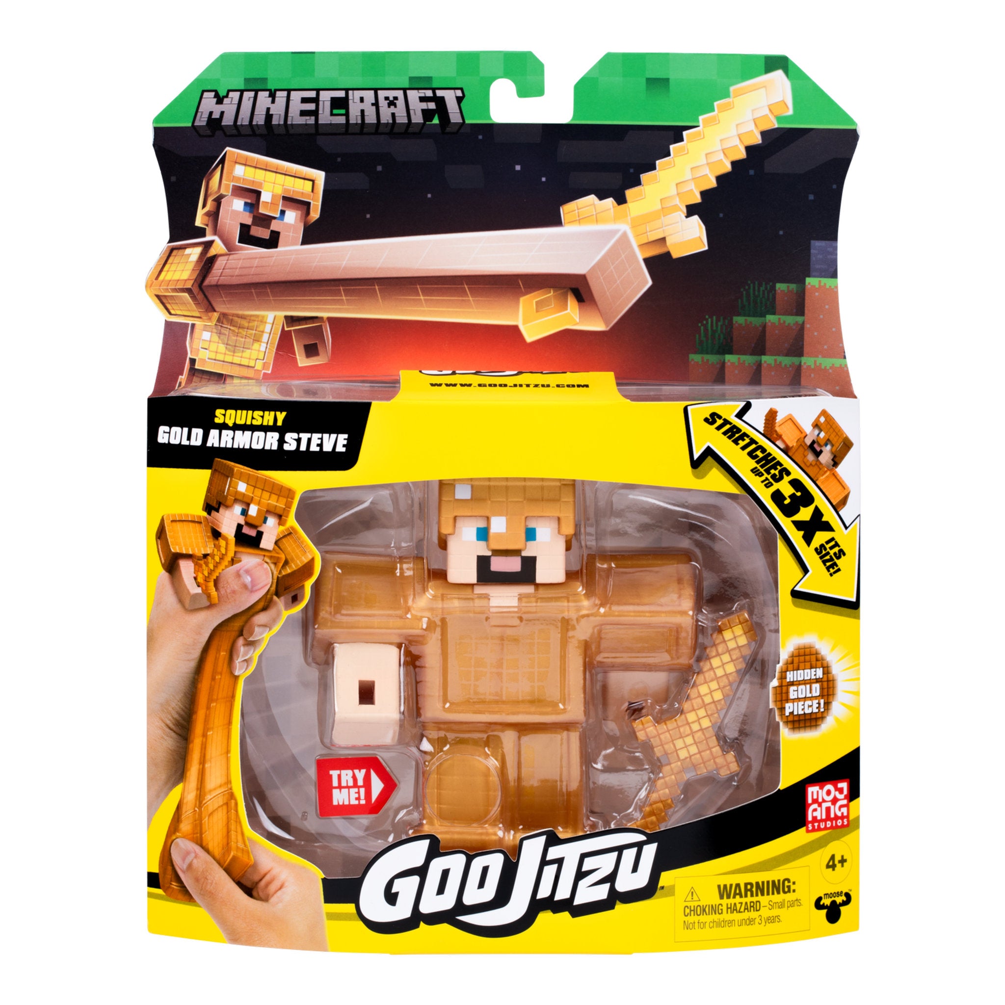 Goo Jit Zu Minecraft S4 Gold Armor Steve