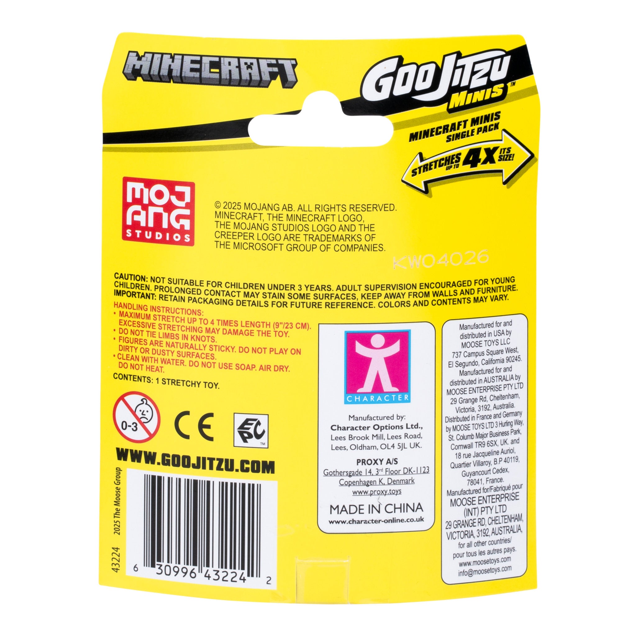 Goo Jit Zu Minecraft S4 Minis Assorted Style