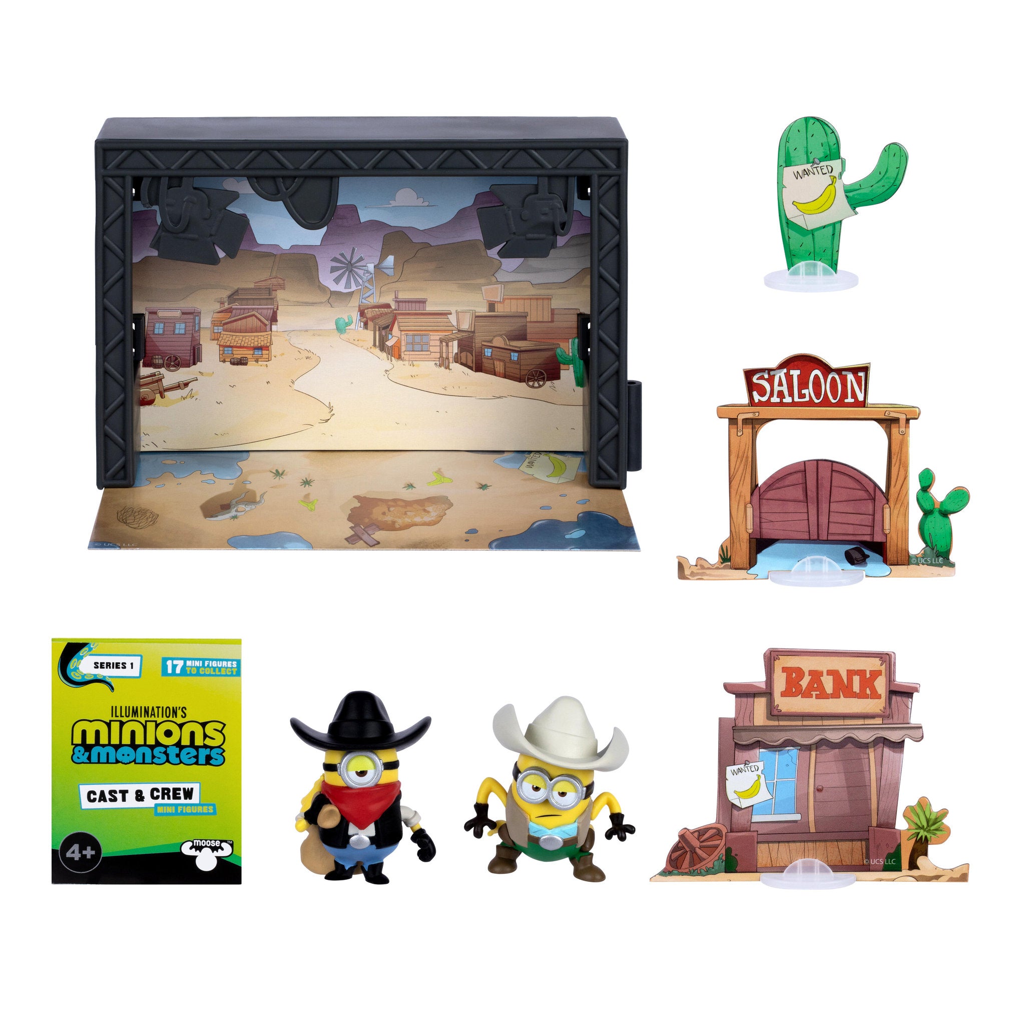 Illumination's Minions & Monsters Old Western Sound Stage Playset