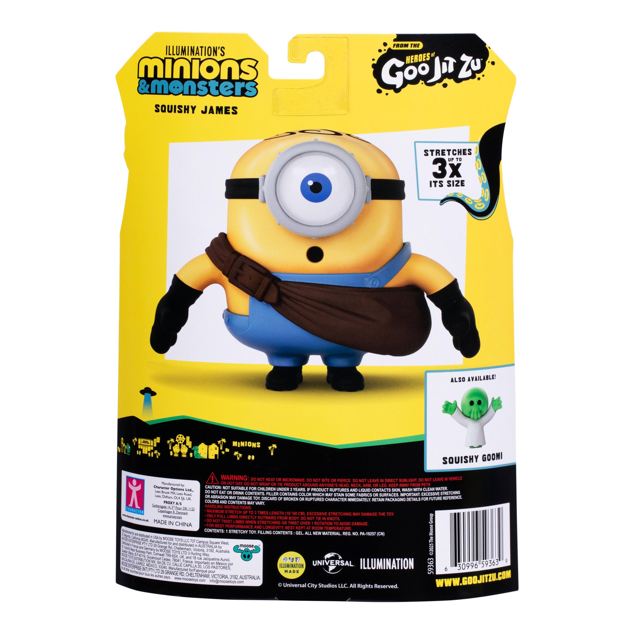 Illumination's Minions & Monsters x Goo Jit Zu - Squishy James