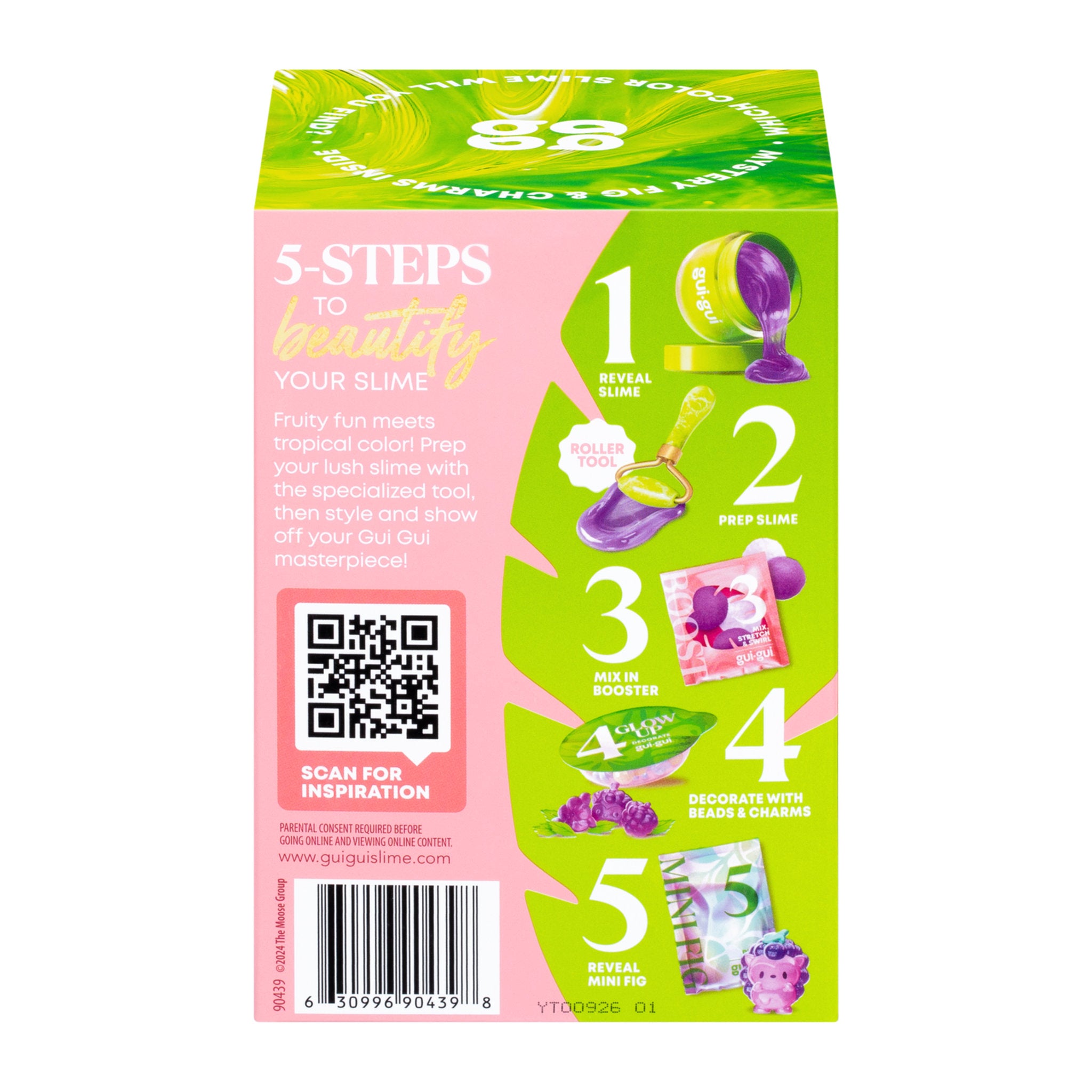 Gui Gui Fruity Glow Clear Slime Assorted Styles