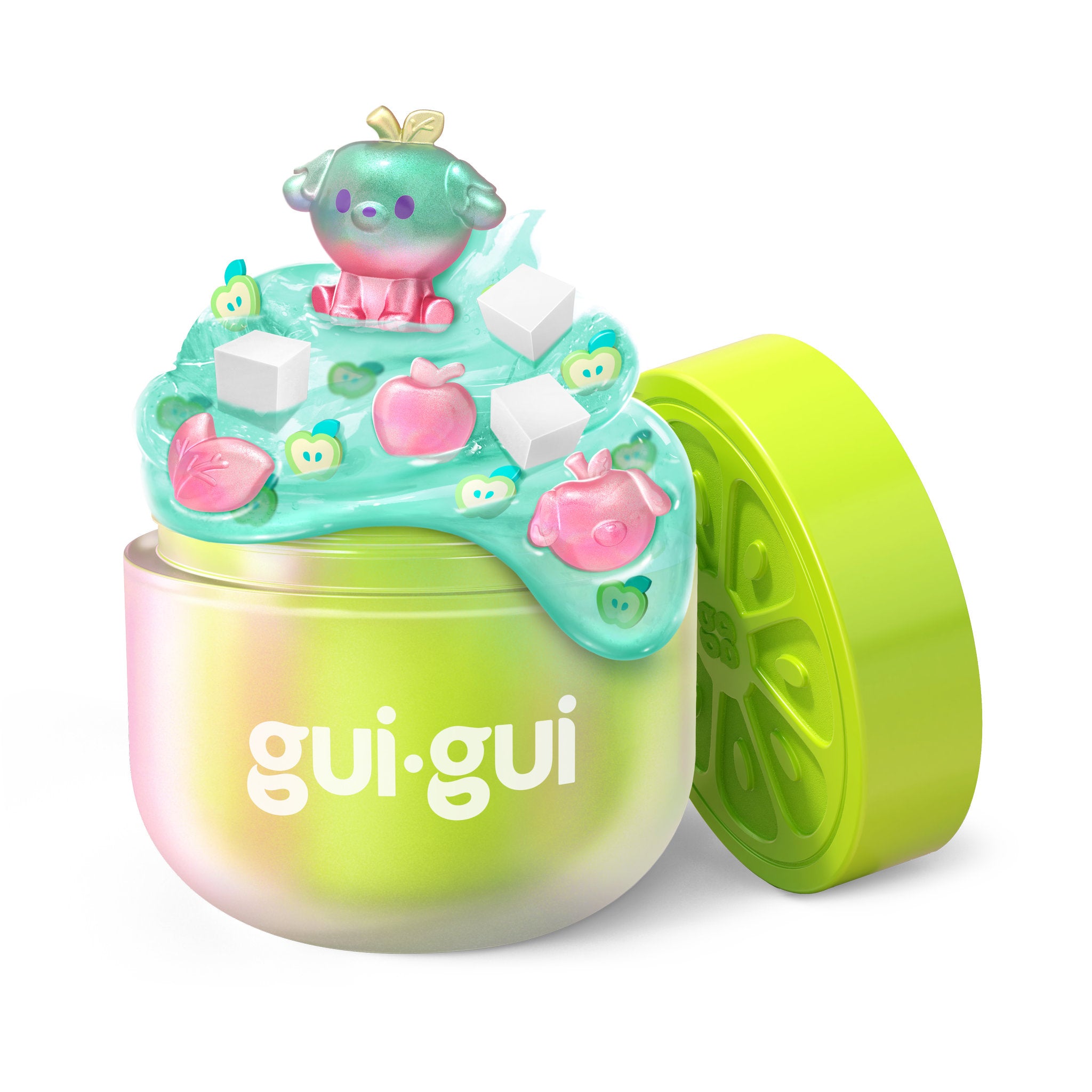Gui Gui Fruity Glow Clear Slime Assorted Styles
