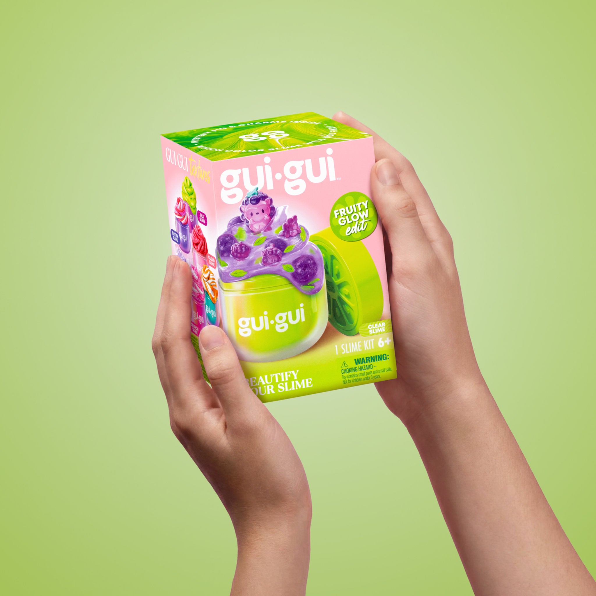 Gui Gui Fruity Glow Clear Slime Assorted Styles