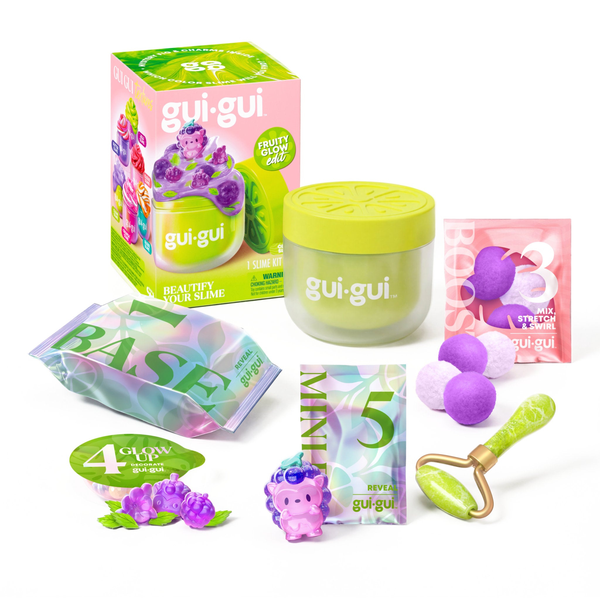 Gui Gui Fruity Glow Clear Slime Assorted Styles