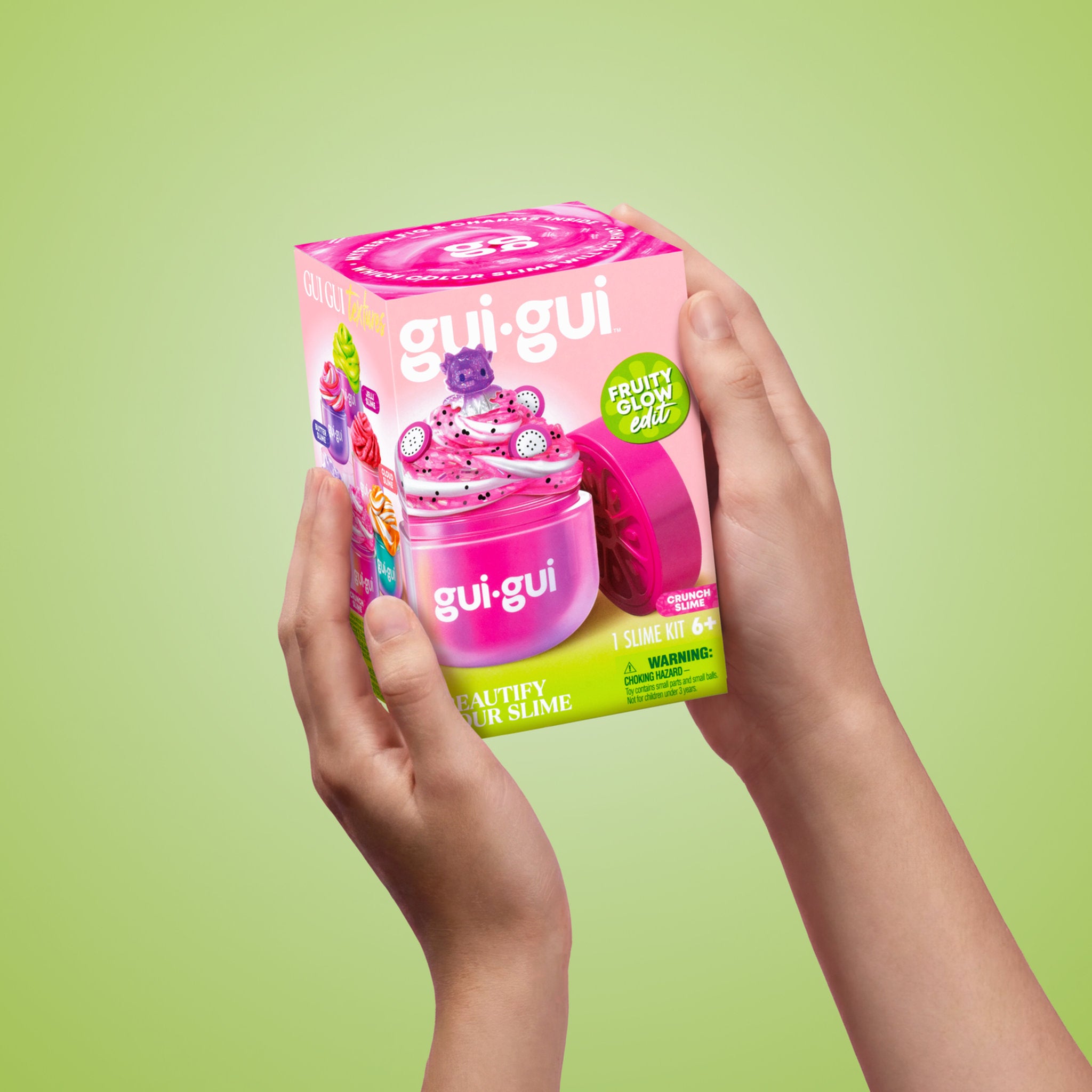Gui Gui Fruity Glow Crunch Slime Assorted Styles