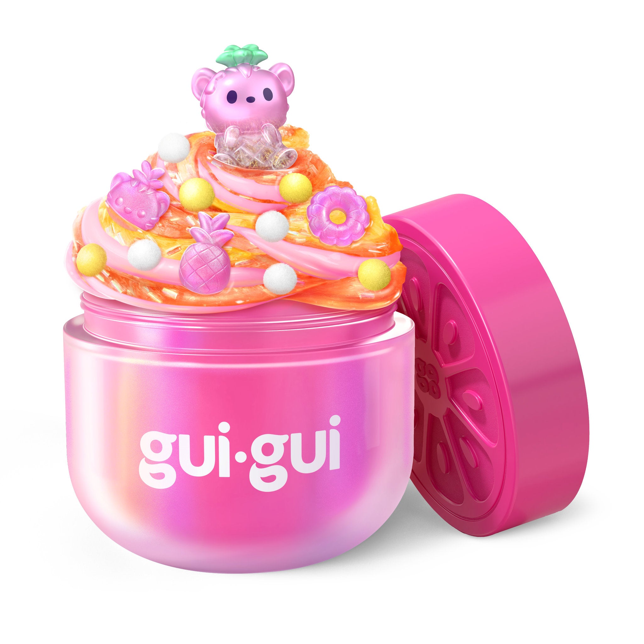 Gui Gui Fruity Glow Crunch Slime Assorted Styles