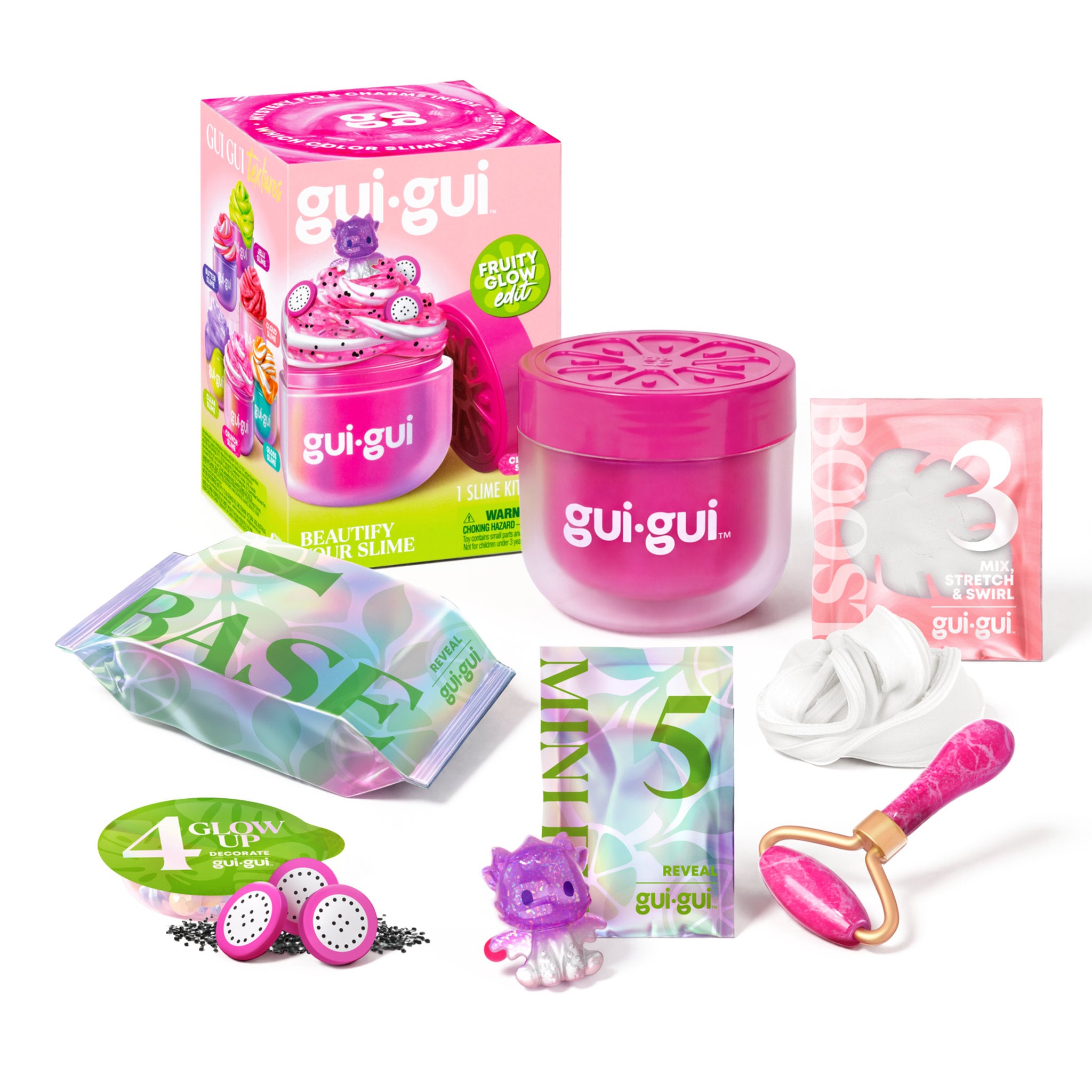 Gui Gui Fruity Glow Crunch Slime Assorted Styles